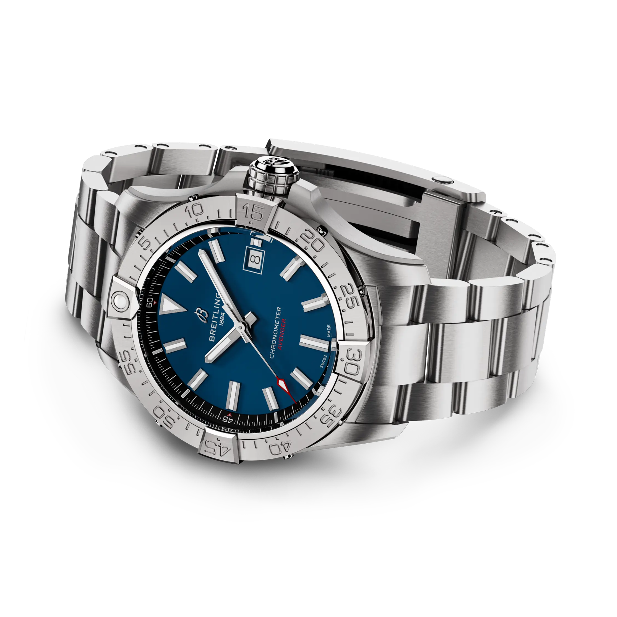 Breitling Avenger Automatic 42 42mm, Blue Dial, Baton Numeral_3