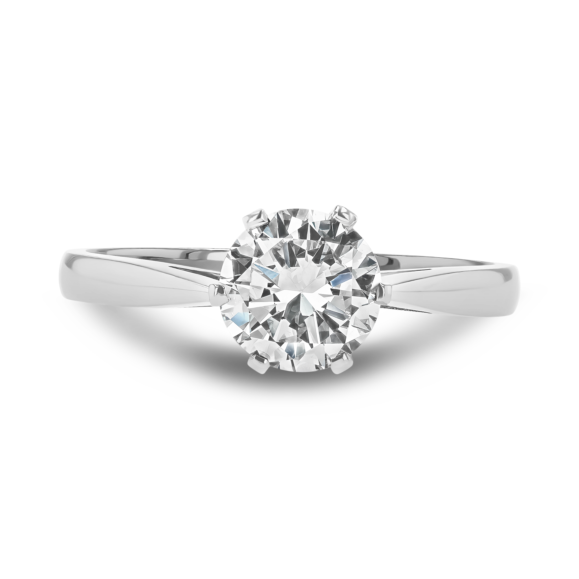 Brilliant Cut 0.97ct Diamond Solitaire Ring Brilliant cut, Claw set_2