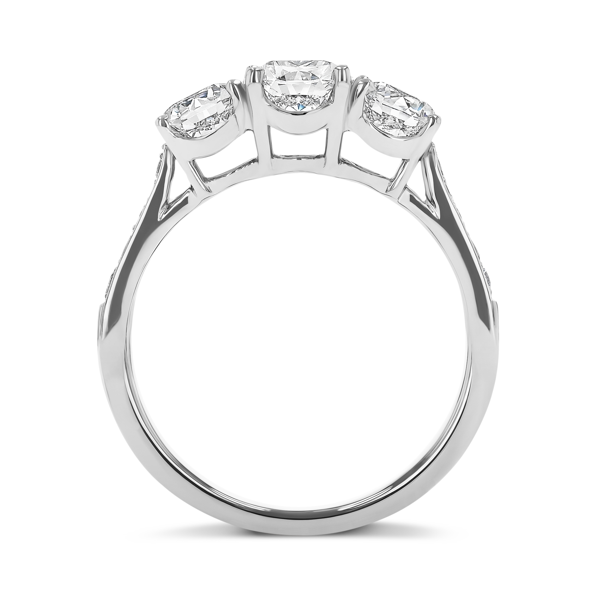 Duchess 0.70ct Diamond Three Stone Ring Brilliant cut, Claw set_3