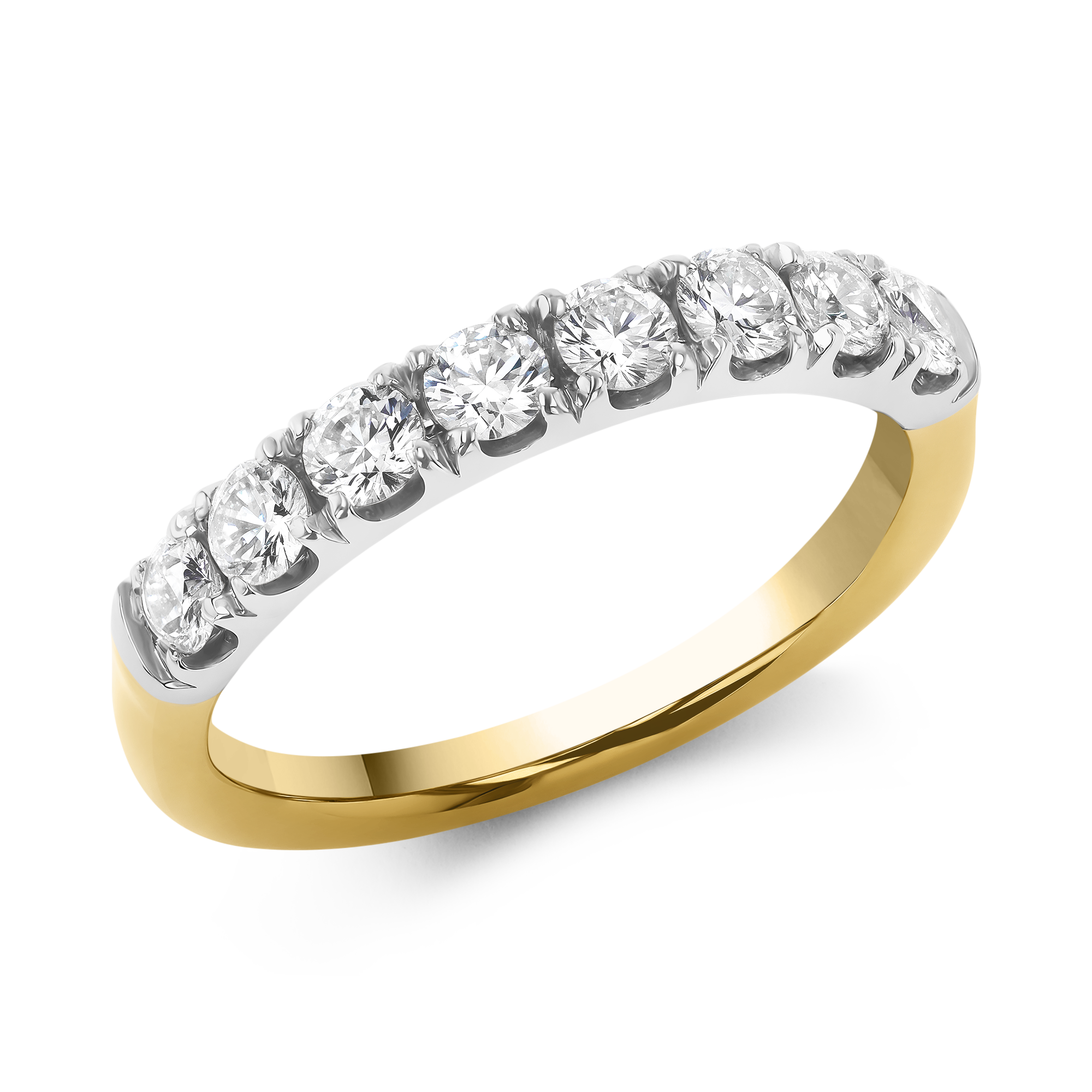 Diamond Celestial Eternity Ring Brilliant Cut, Micro Pave Set_1