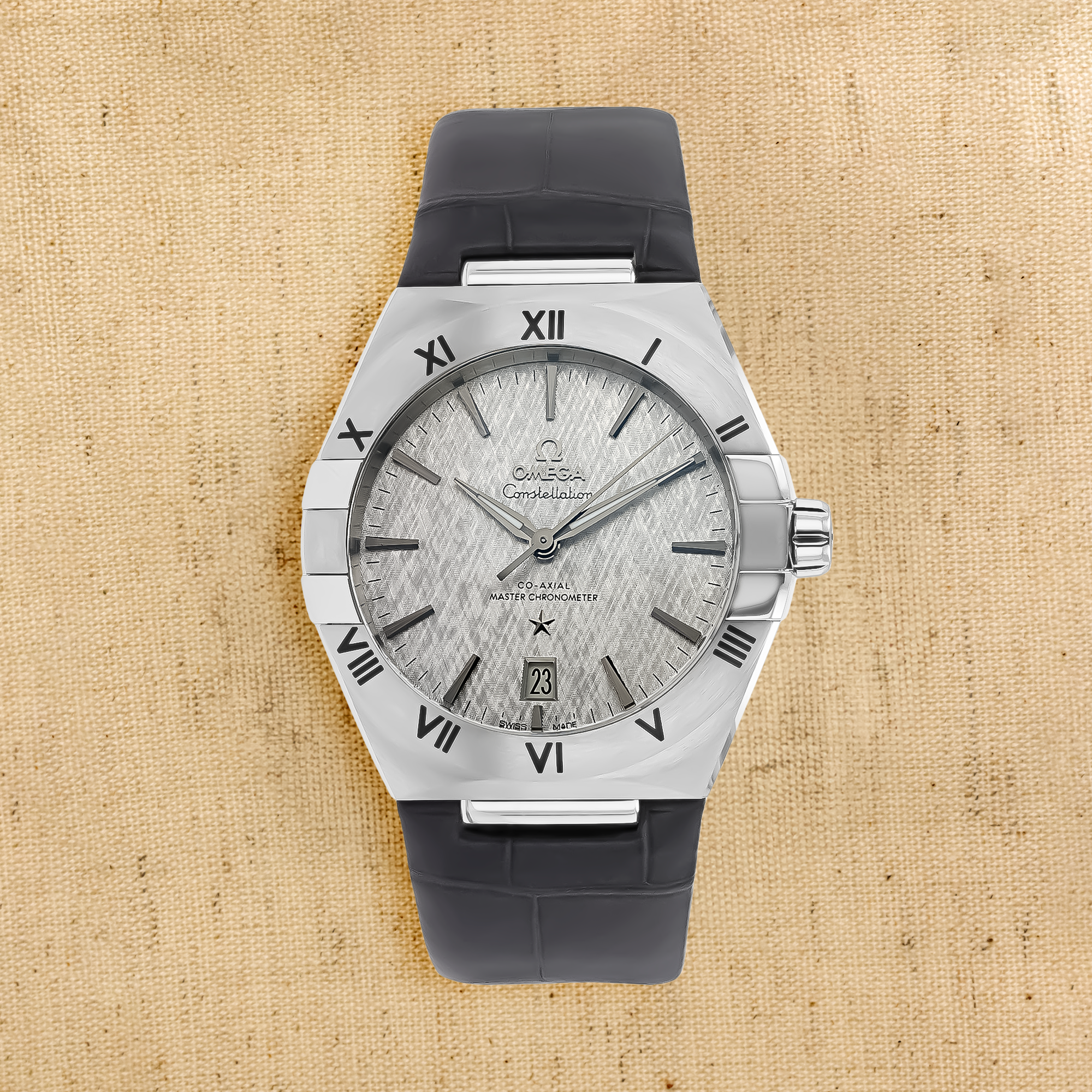 OMEGA Constellation 39mm, Grey Dial, Baton Numerals_1