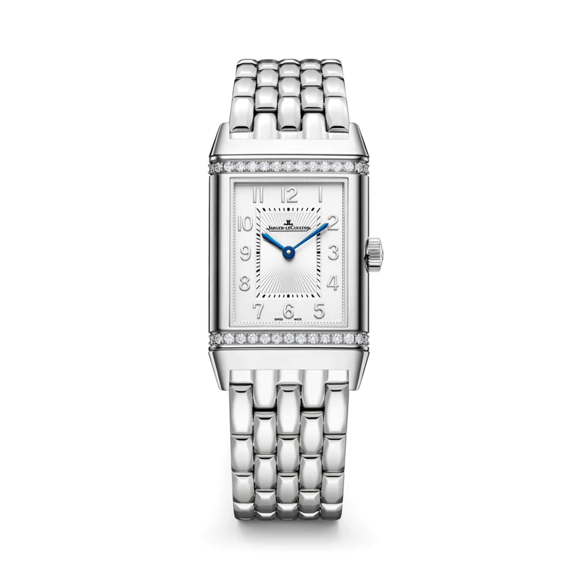 Jaeger-LeCoultre Reverso Classic Medium Duetto 40mm x 24mm, Silver Dial, Arabic/Baton Numerals_1