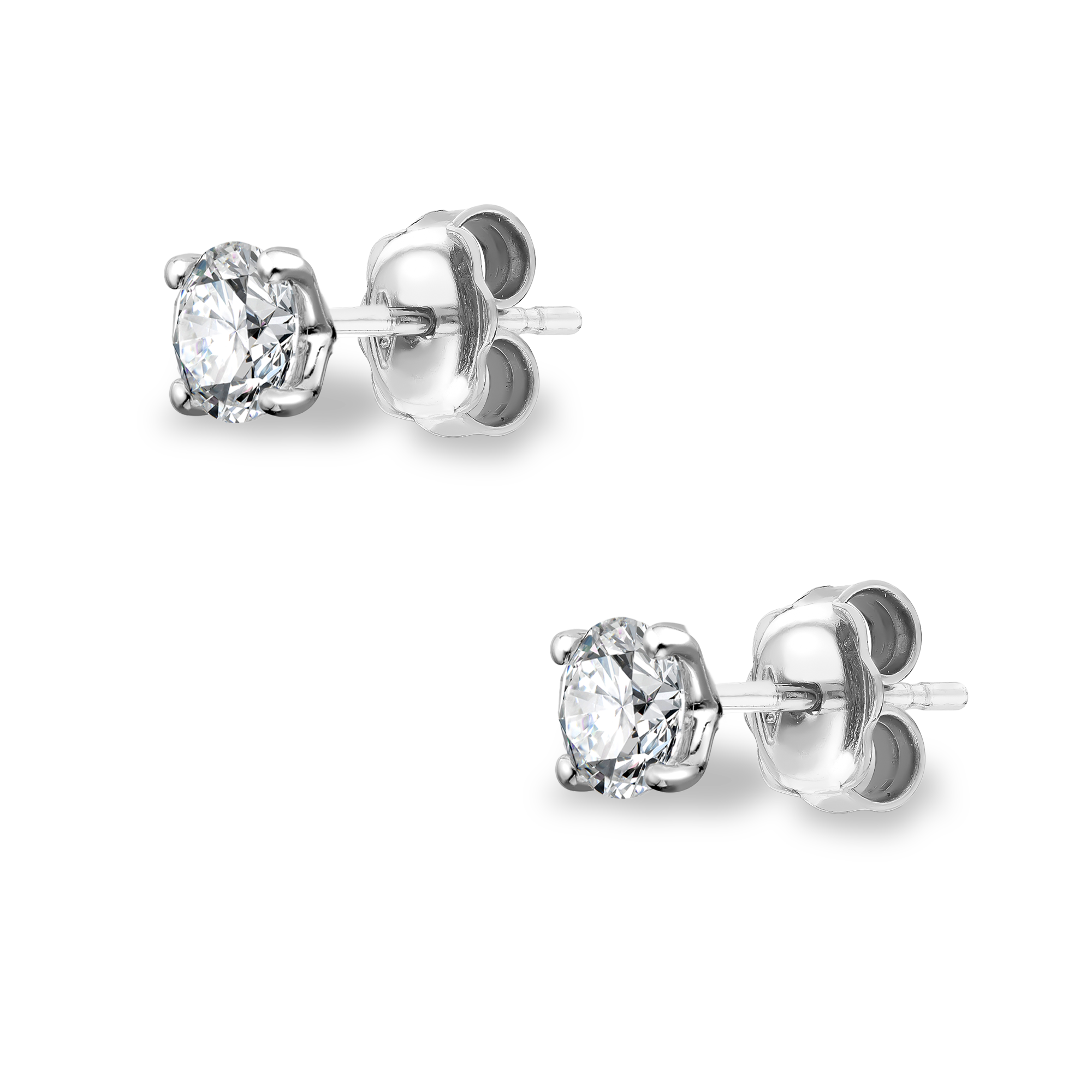 Diamond Stud Earrings Brilliant cut, Claw set_2