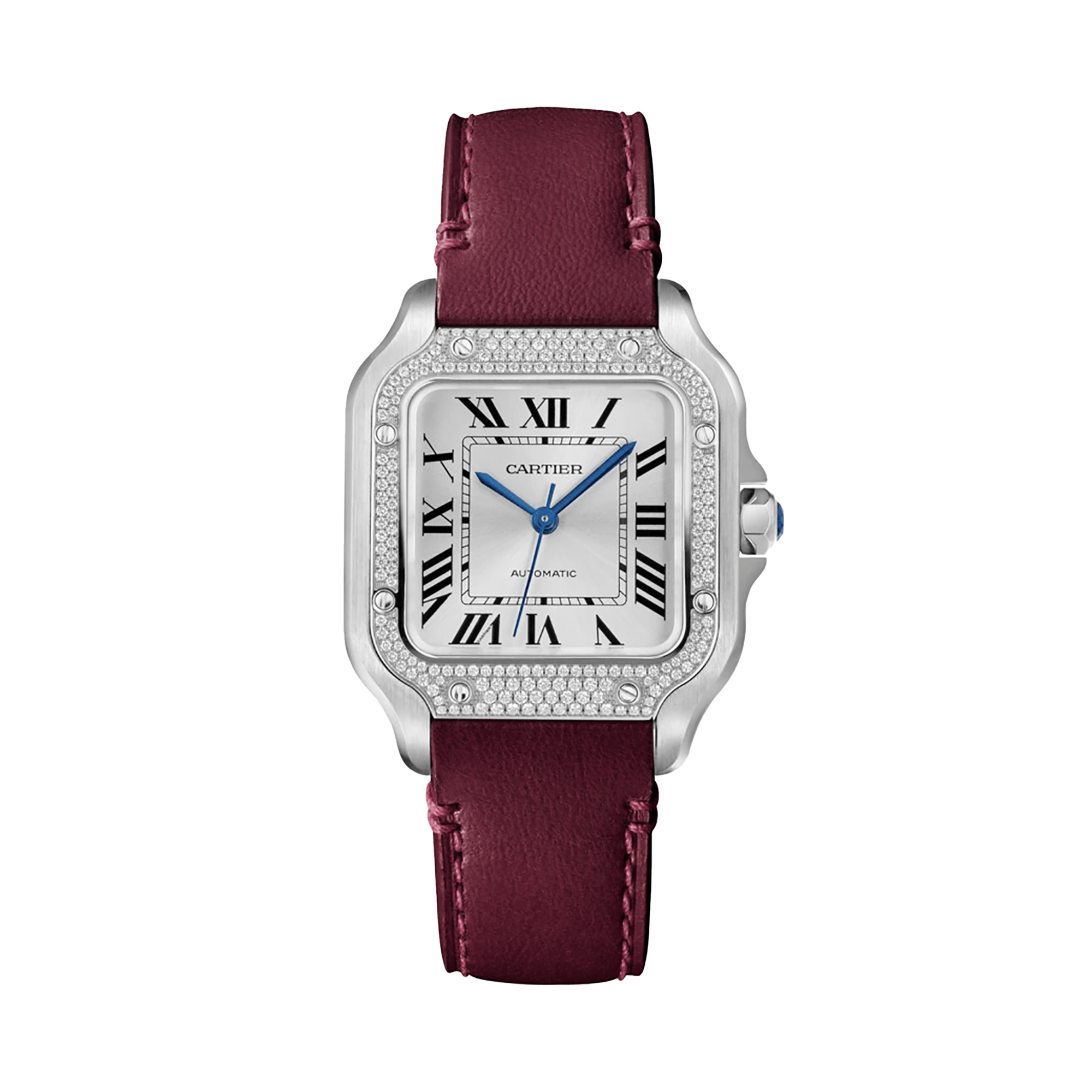 Cartier Santos 35mm, Silver Dial, Roman Numerals_2