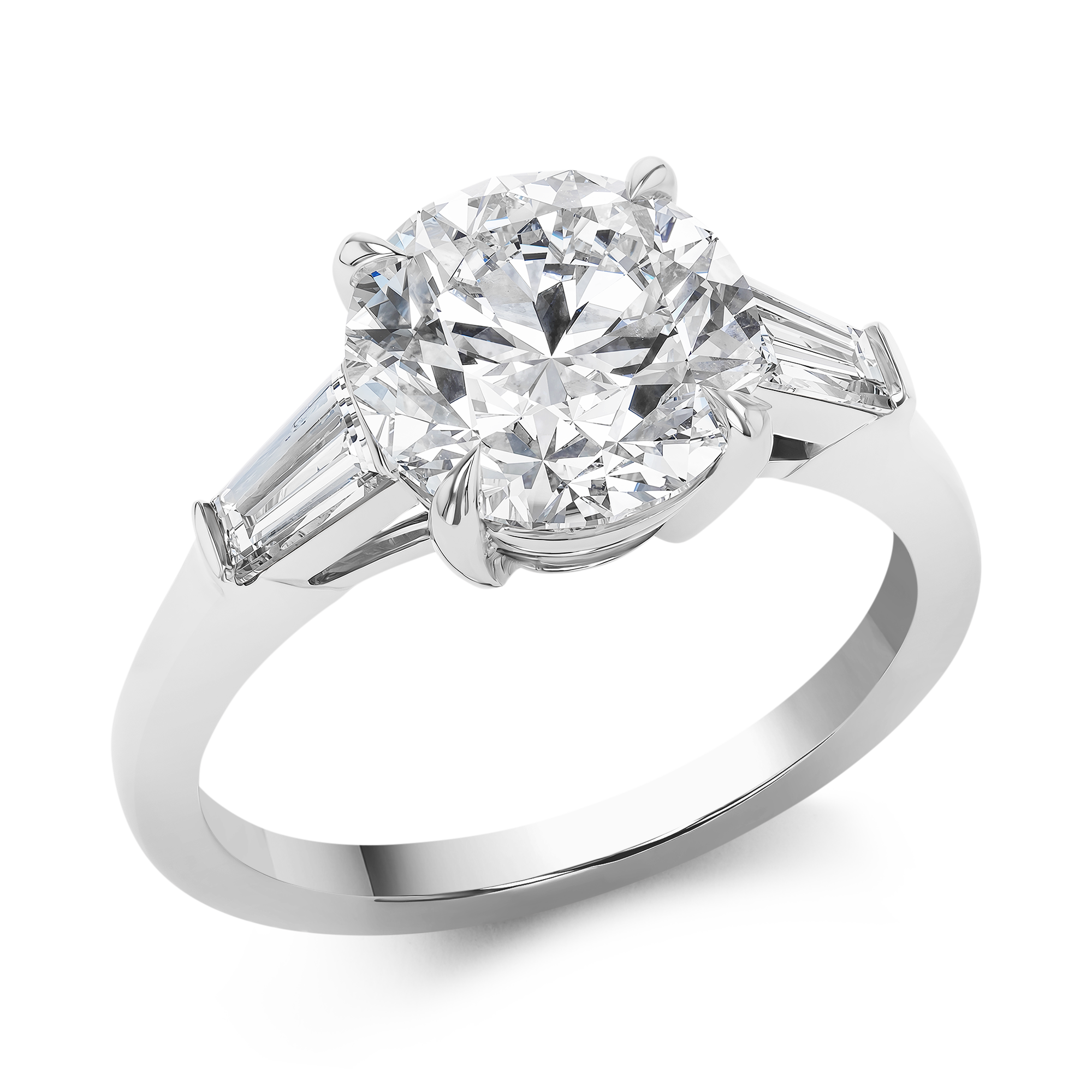 Regency 3.01ct Diamond Solitaire Ring Brilliant cut, Claw set_1