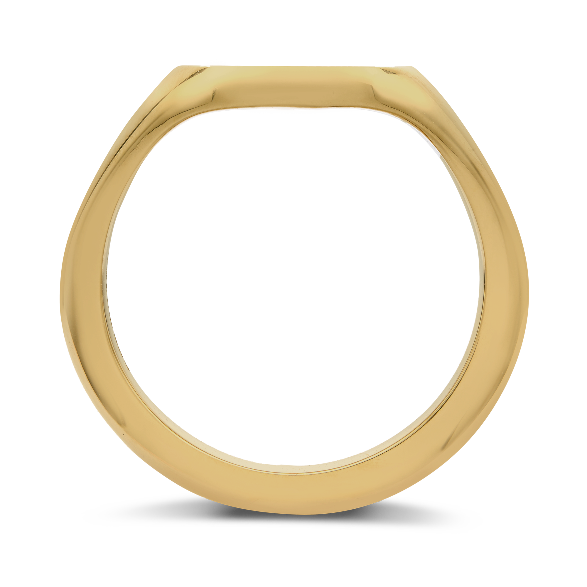 Plain Cushion Signet Ring _3