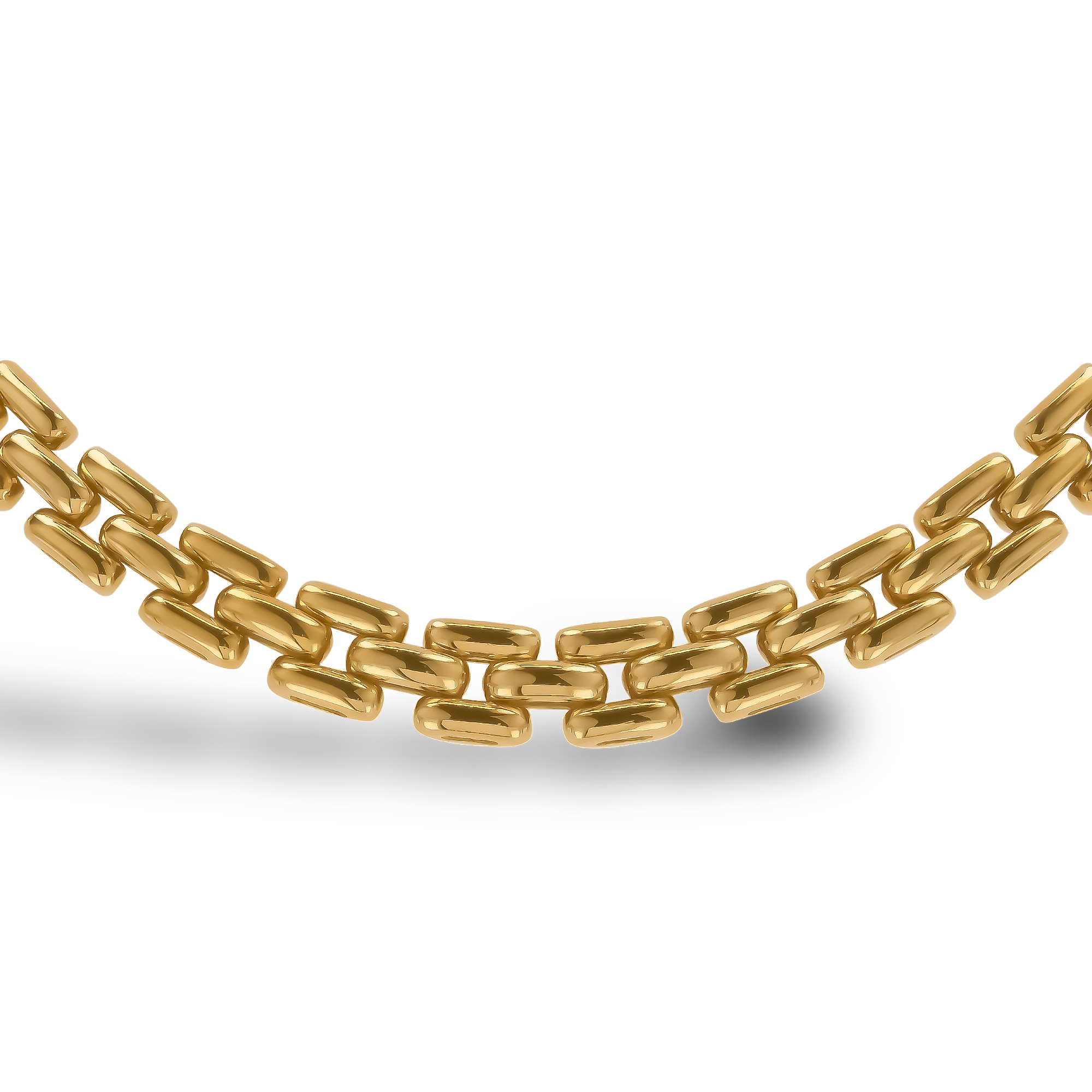 Cartier Maillon Panthere Brink Link Necklace _2