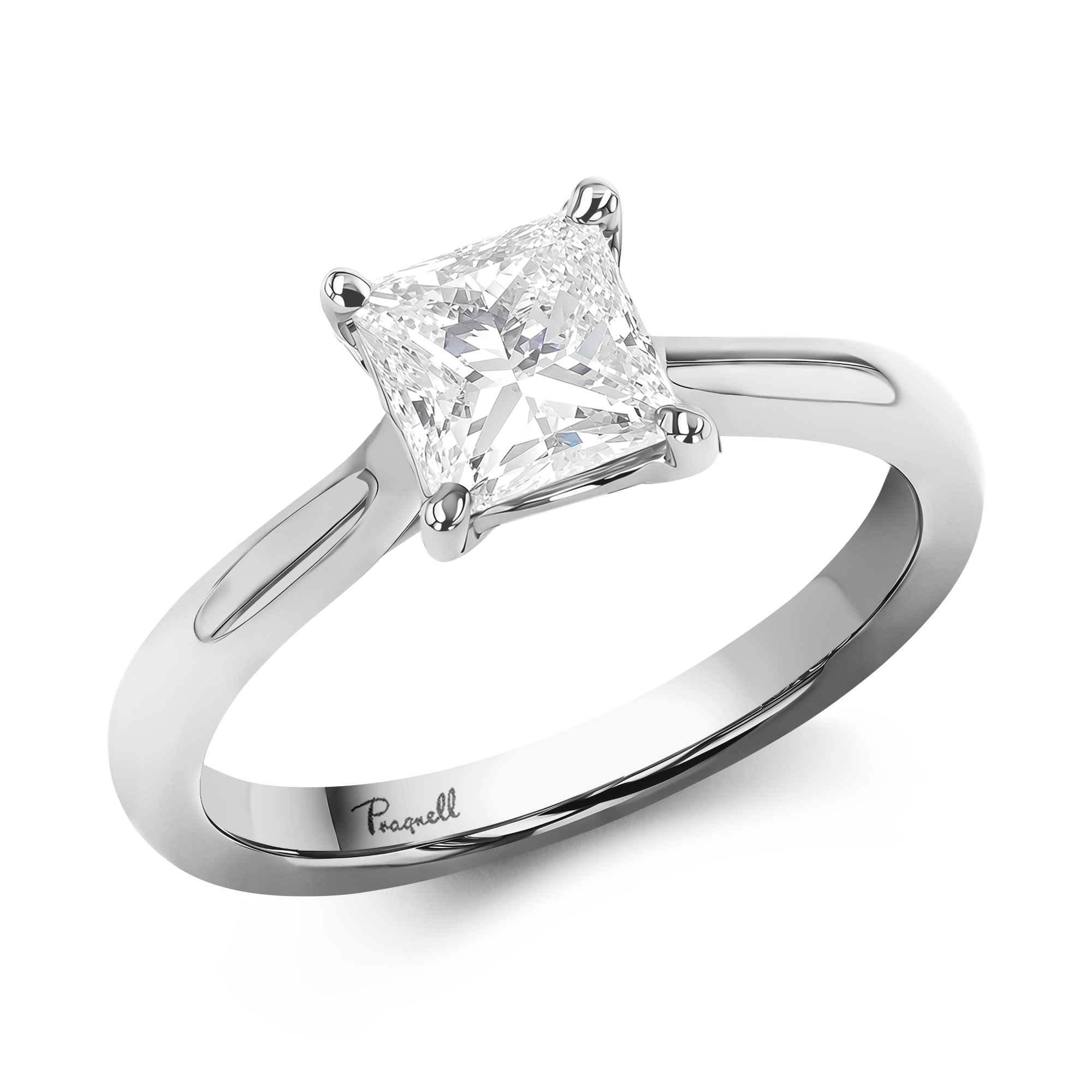 1.12ct Diamond Solitaire Ring Princess, Solitaire_1