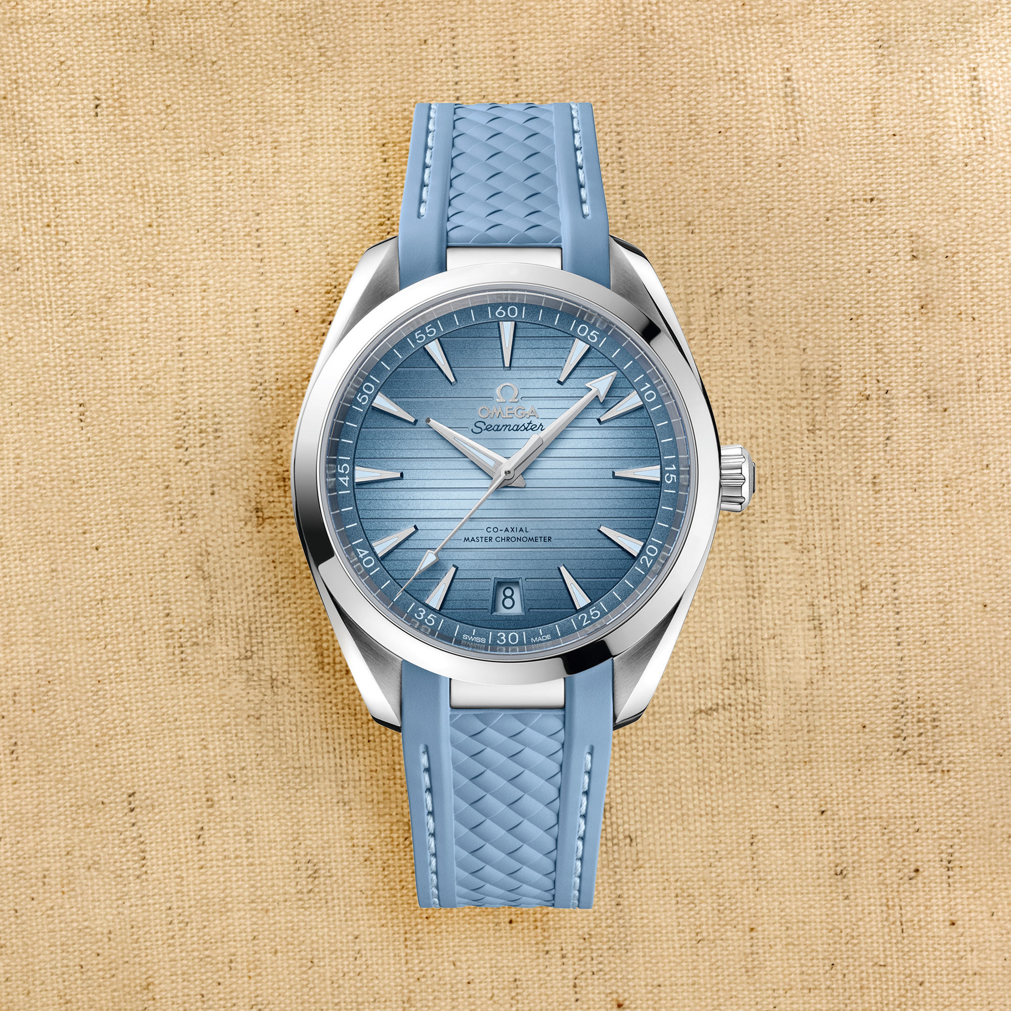 Omega Seamaster Aqua Terra 41mm, Blue Dial, Baton Numerals_1