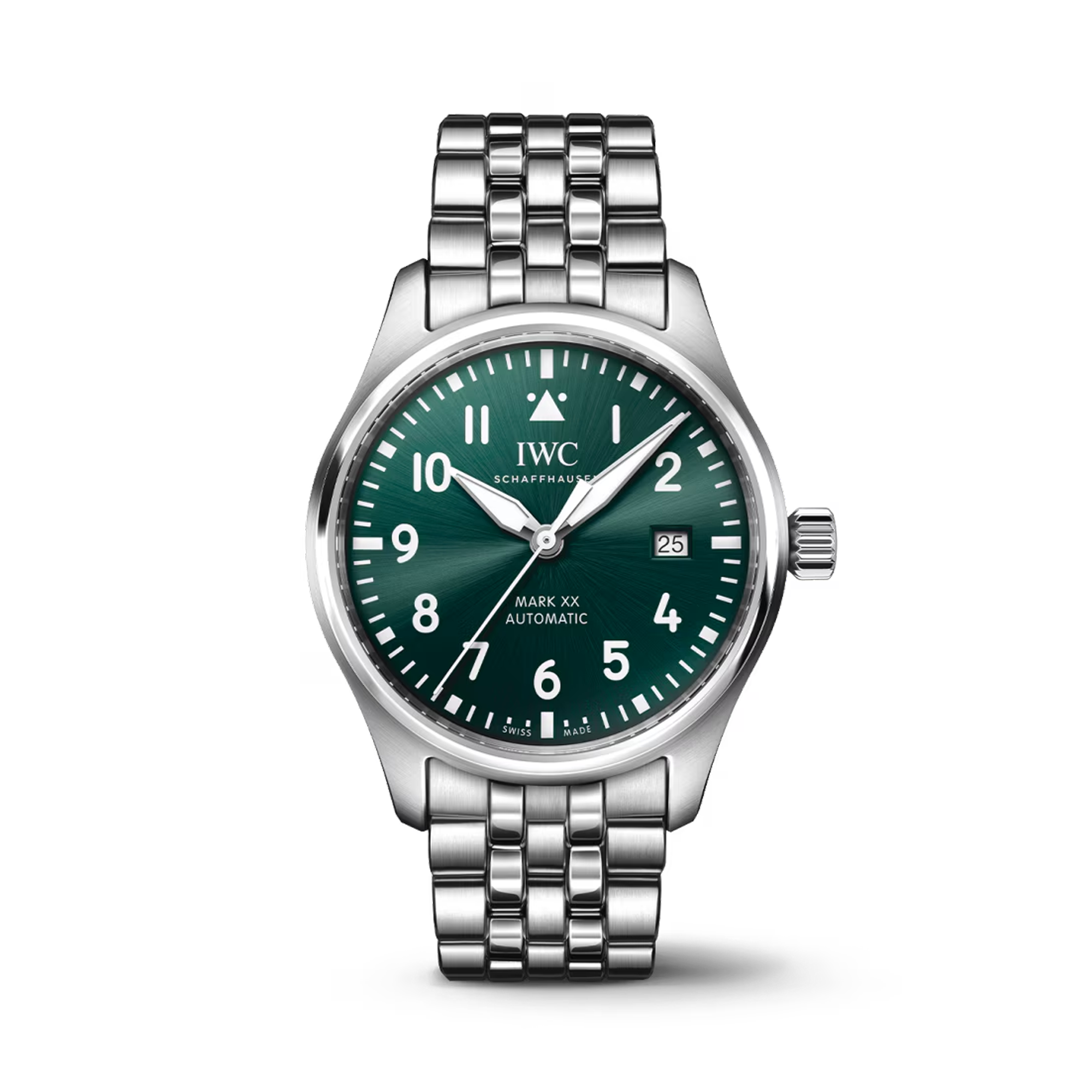 IWC Pilot's Mark XX 40mm, Green Dial, Arabic Numerals_1