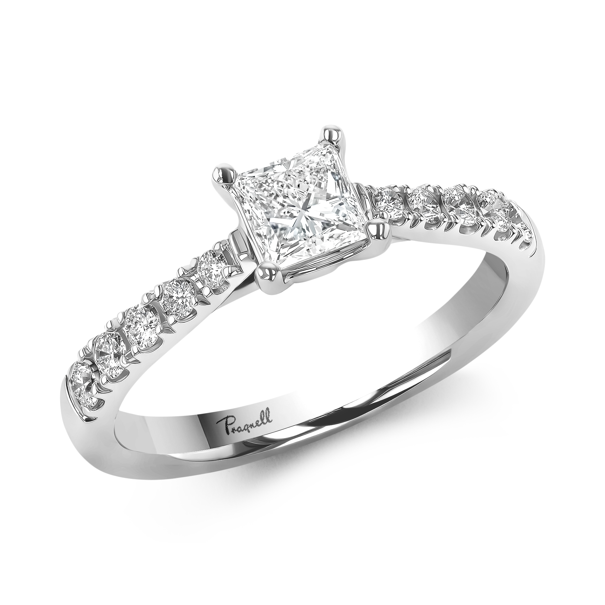 Celestial 0.50ct Diamond Ring Princess Cut, Claw Set_1