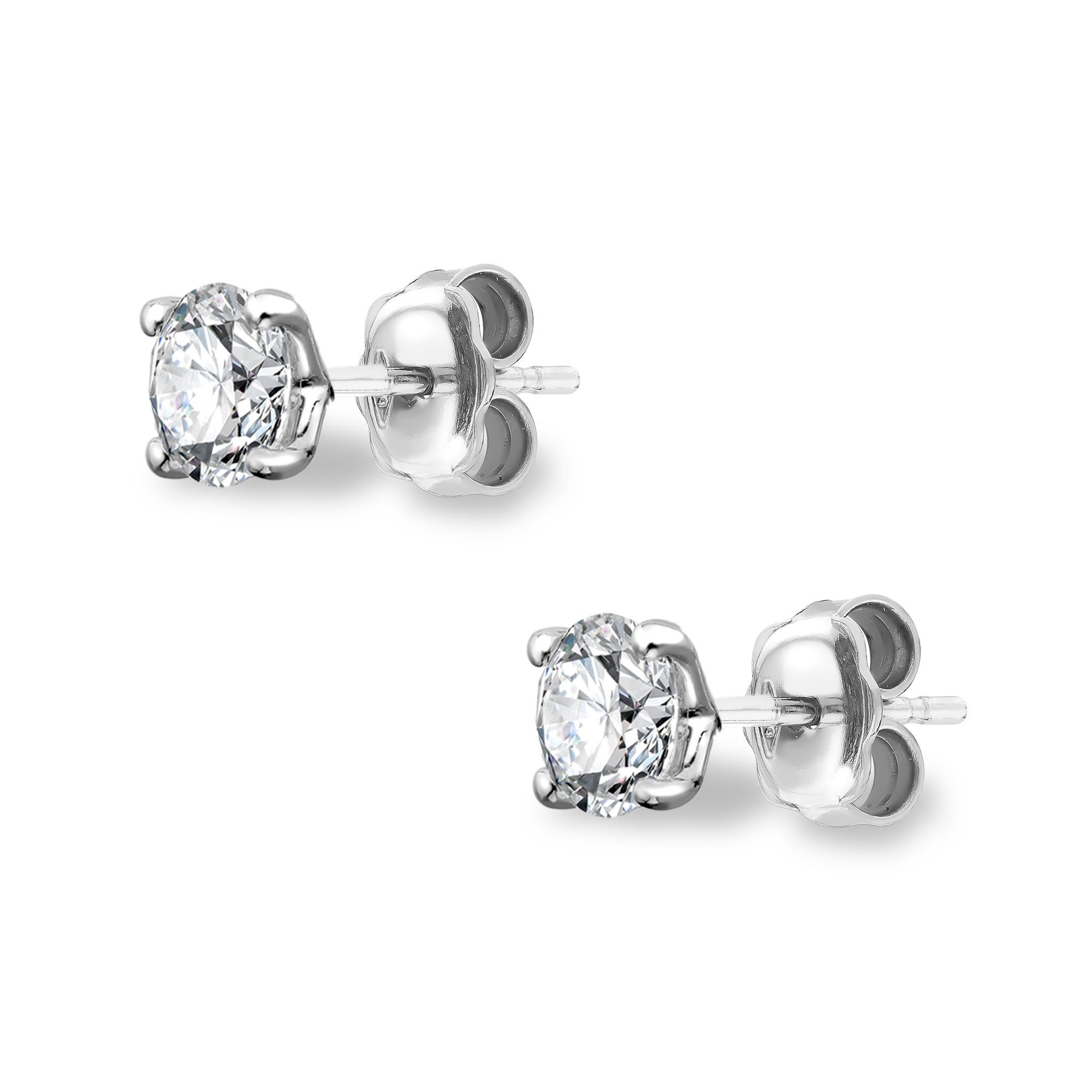 Diamond Stud Earrings Brilliant cut, Claw set_2