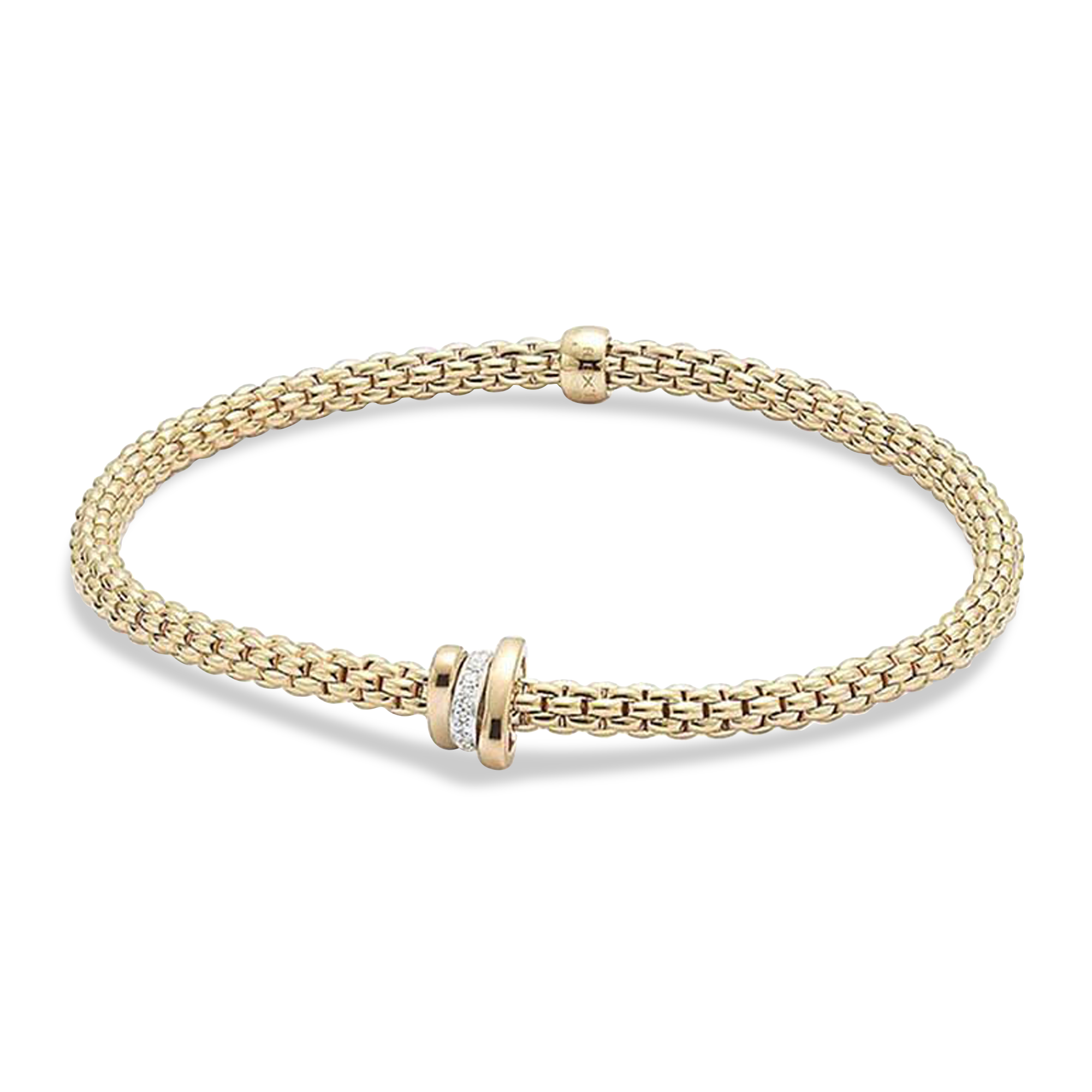 Fope Flex'it Prima Diamond Bracelet Brilliant Cut, Grain Set_1