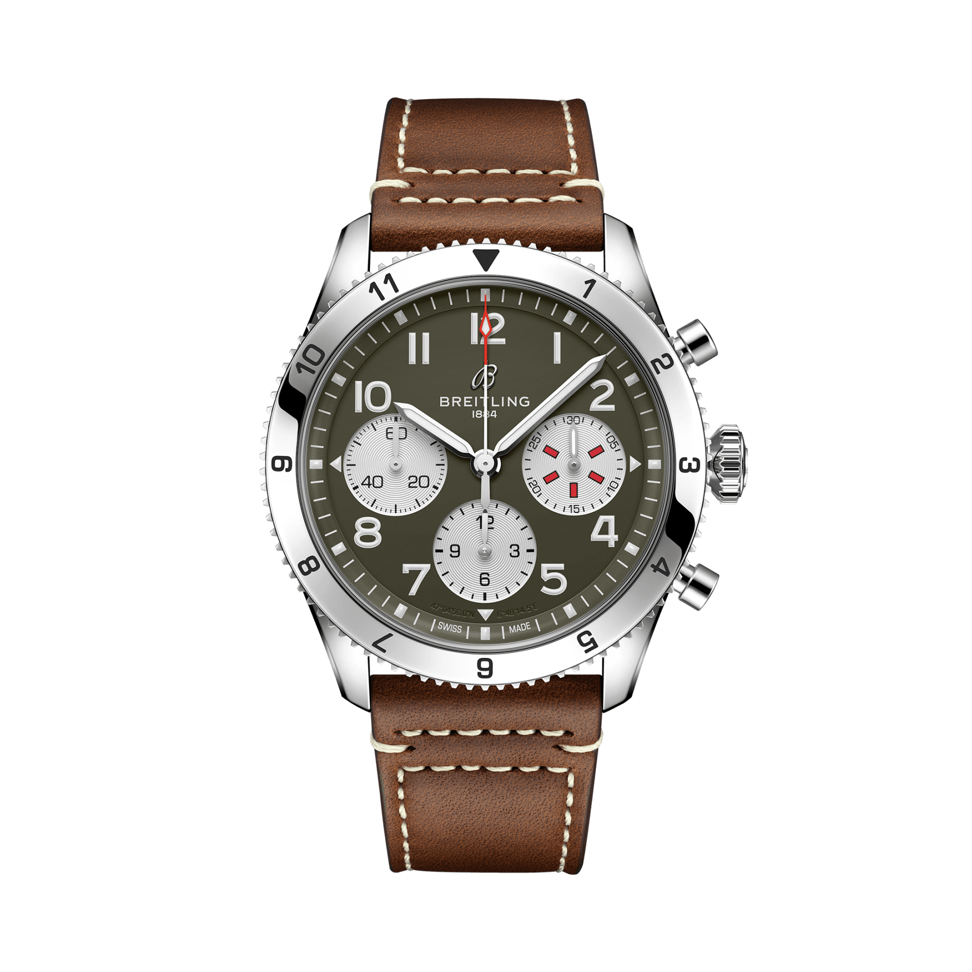 Breitling 1884 chronograph 100m online water resistant high quality