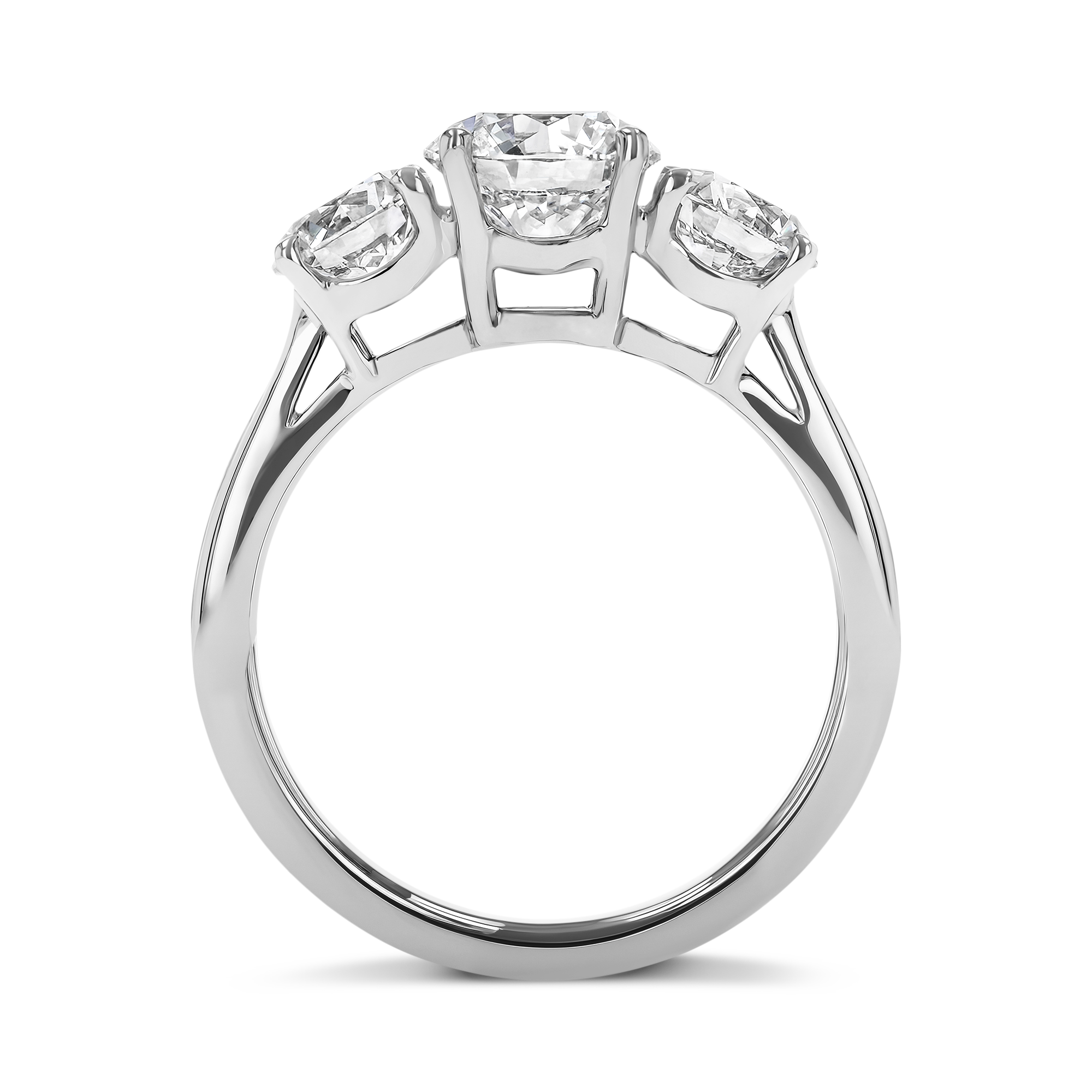 Trilogy 2.50ct Diamond Three Stone Ring Brilliant cut, Claw set_3