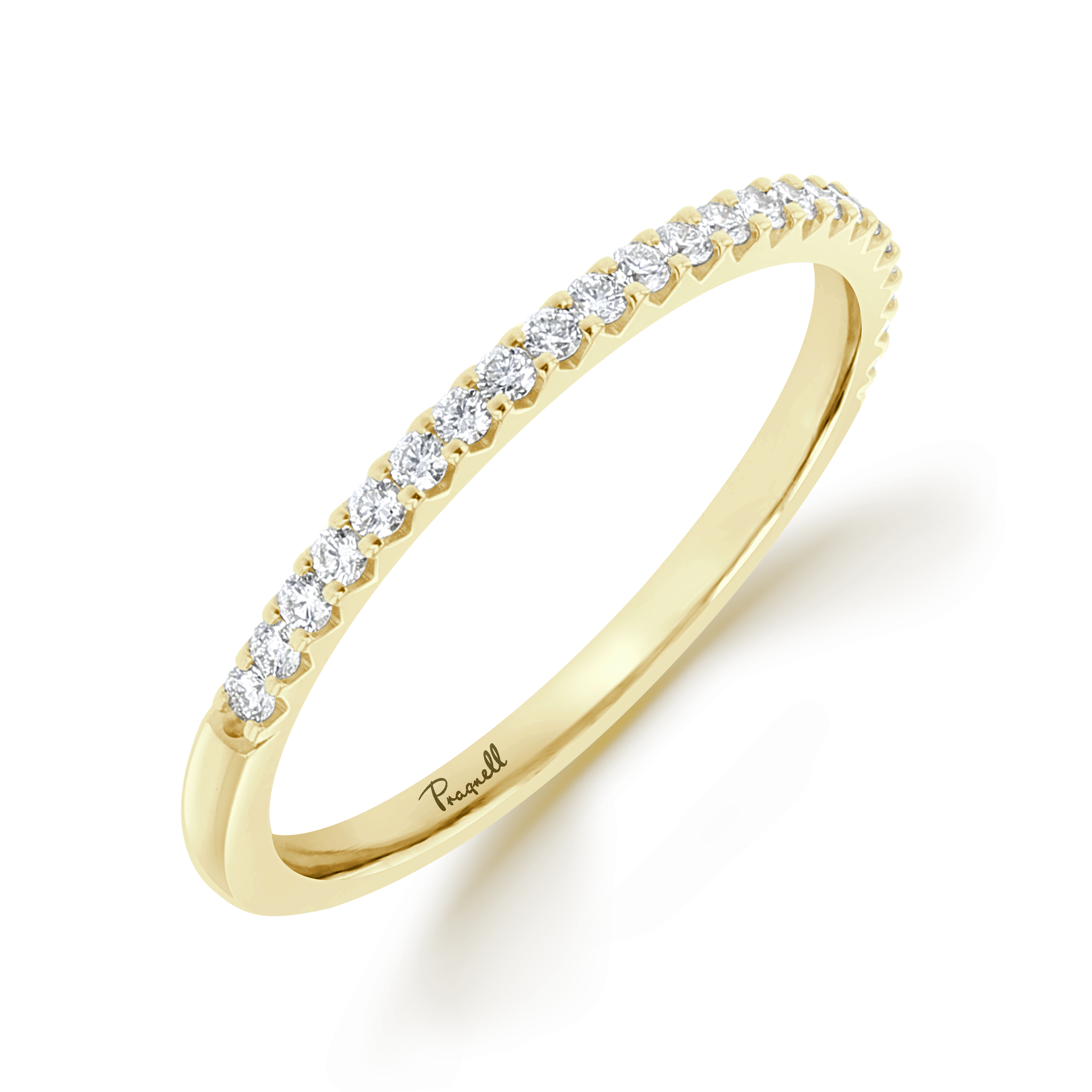 Brilliant Cut Diamond Half Eternity Ring Brilliant Cut, Half Eternity, Claw Set_1