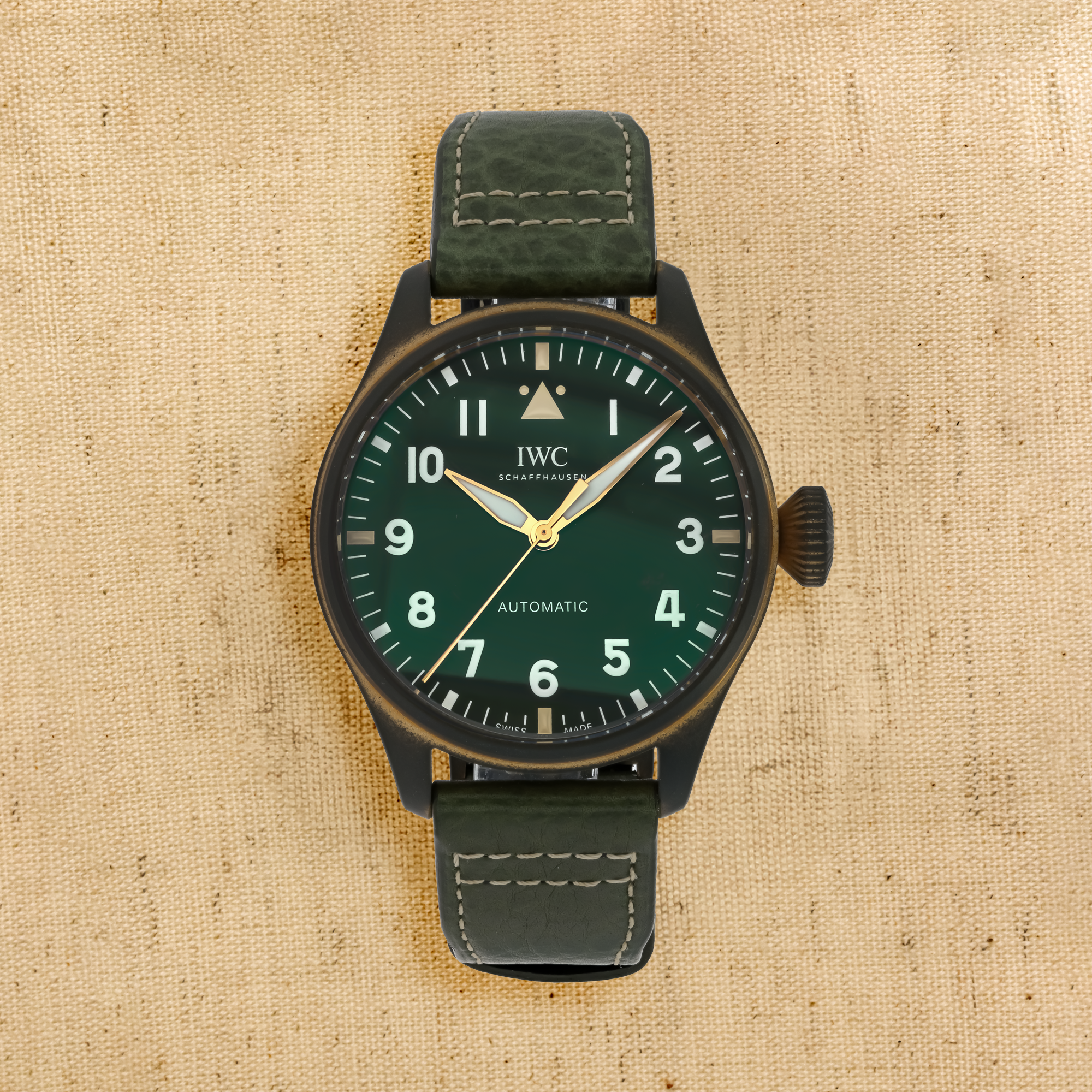 IWC Big Pilot's 43 Spitfire 43mm, Green Dial, Arabic Numerals_1