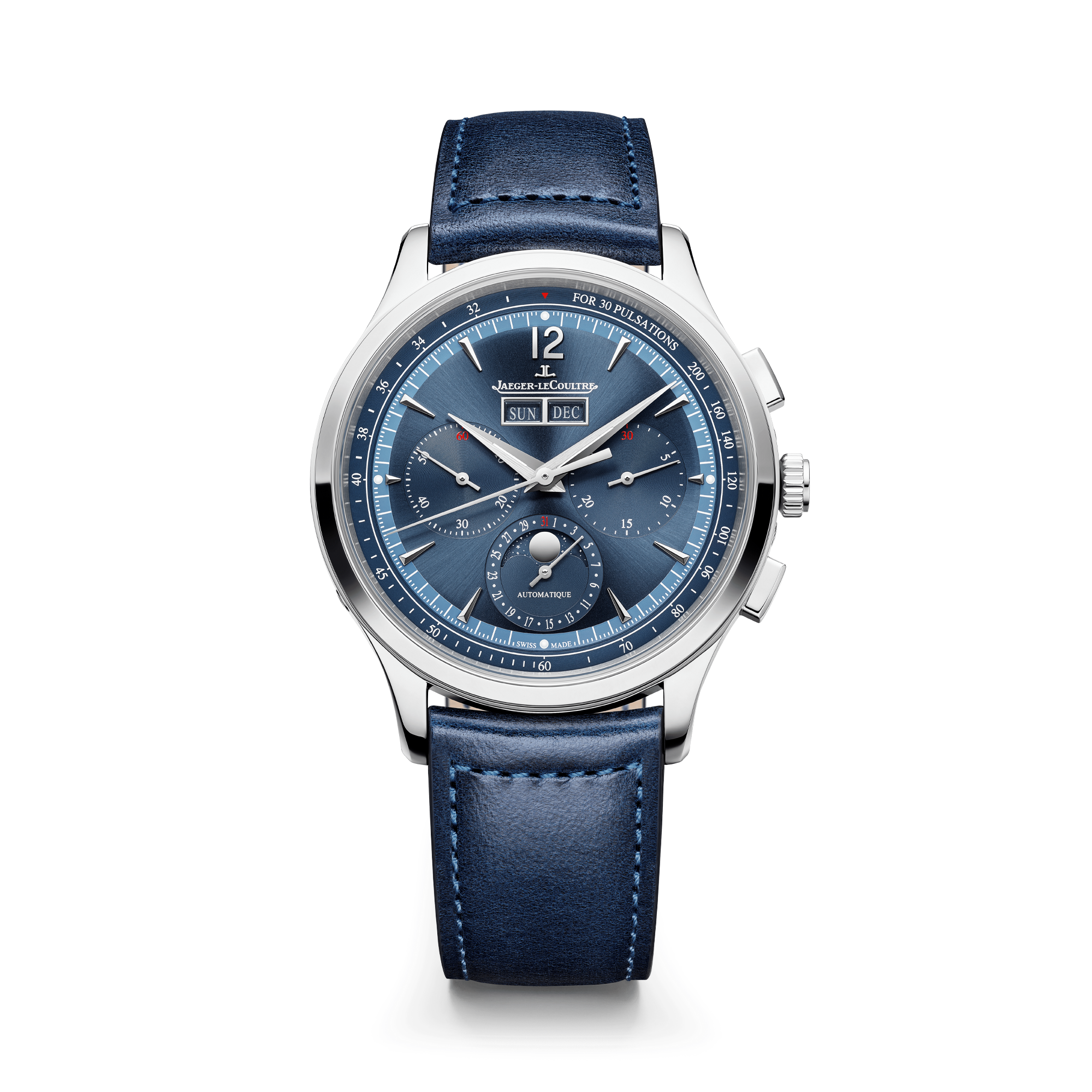 Jaeger-LeCoultre Master Control Chronograph 40mm, Blue Dial, Arabic/Baton Numerals_2