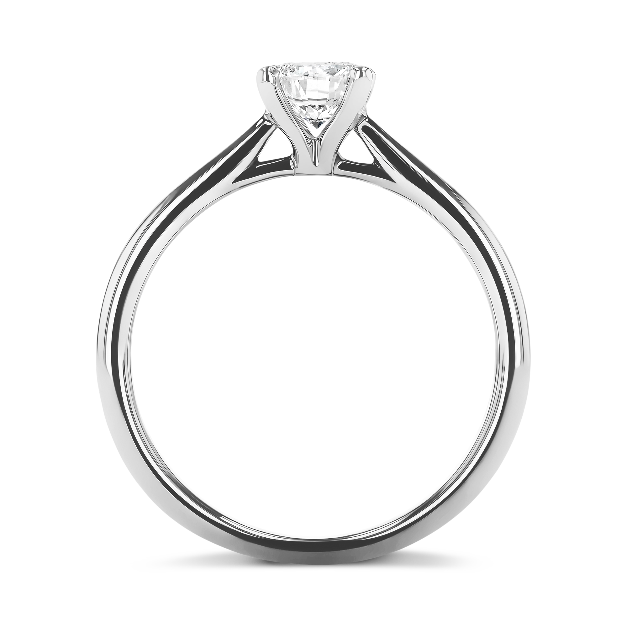 0.50CT Diamond Solitaire Ring Brilliant Cut, Solitaire, Four Claw Set_3