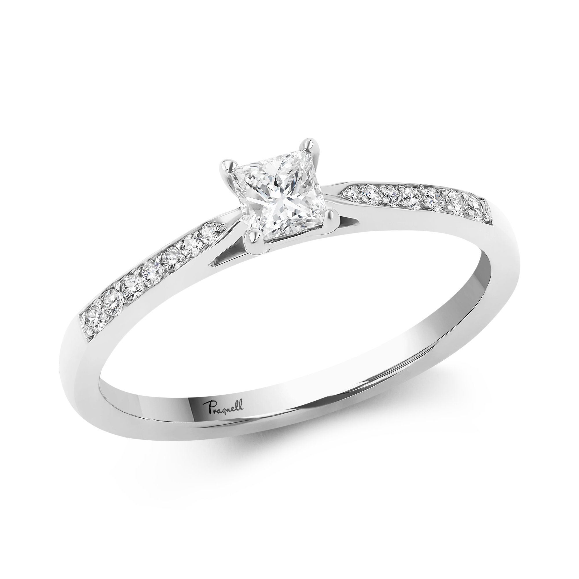 Duchess 0.23ct Diamond Solitaire Ring Princess Cut, Claw Set_1