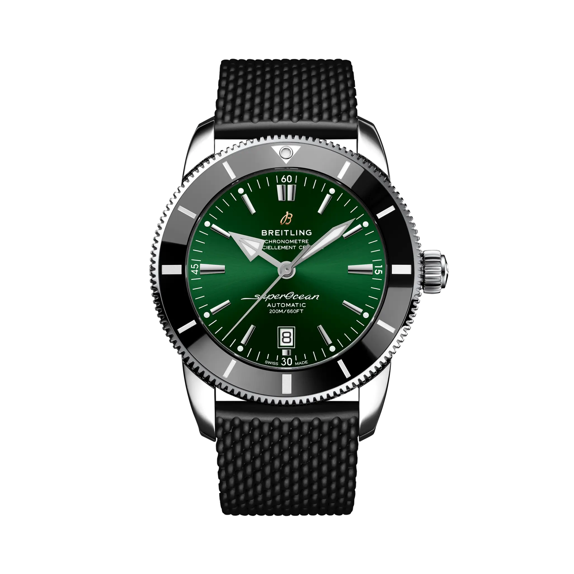 Breitling Superocean Heritage 46mm, Green Dial, Baton Numerals_1