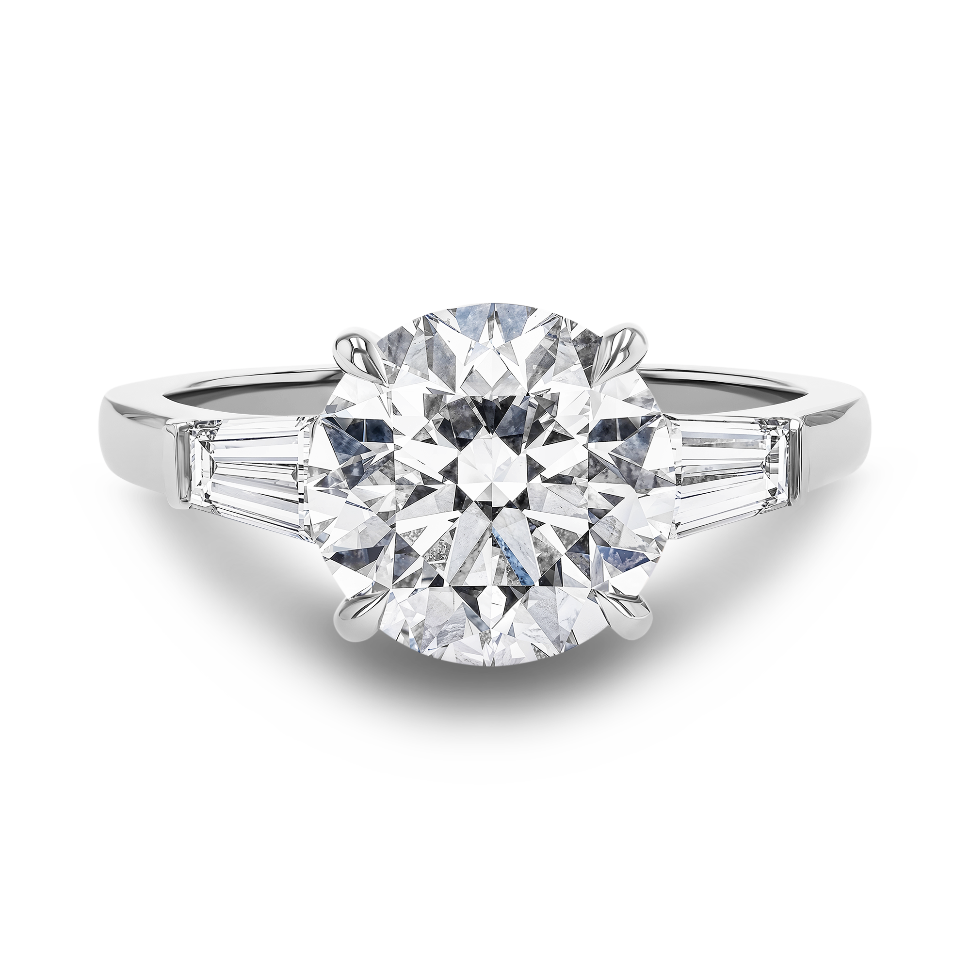 Regency 3.01ct Diamond Solitaire Ring Brilliant cut, Claw set_2