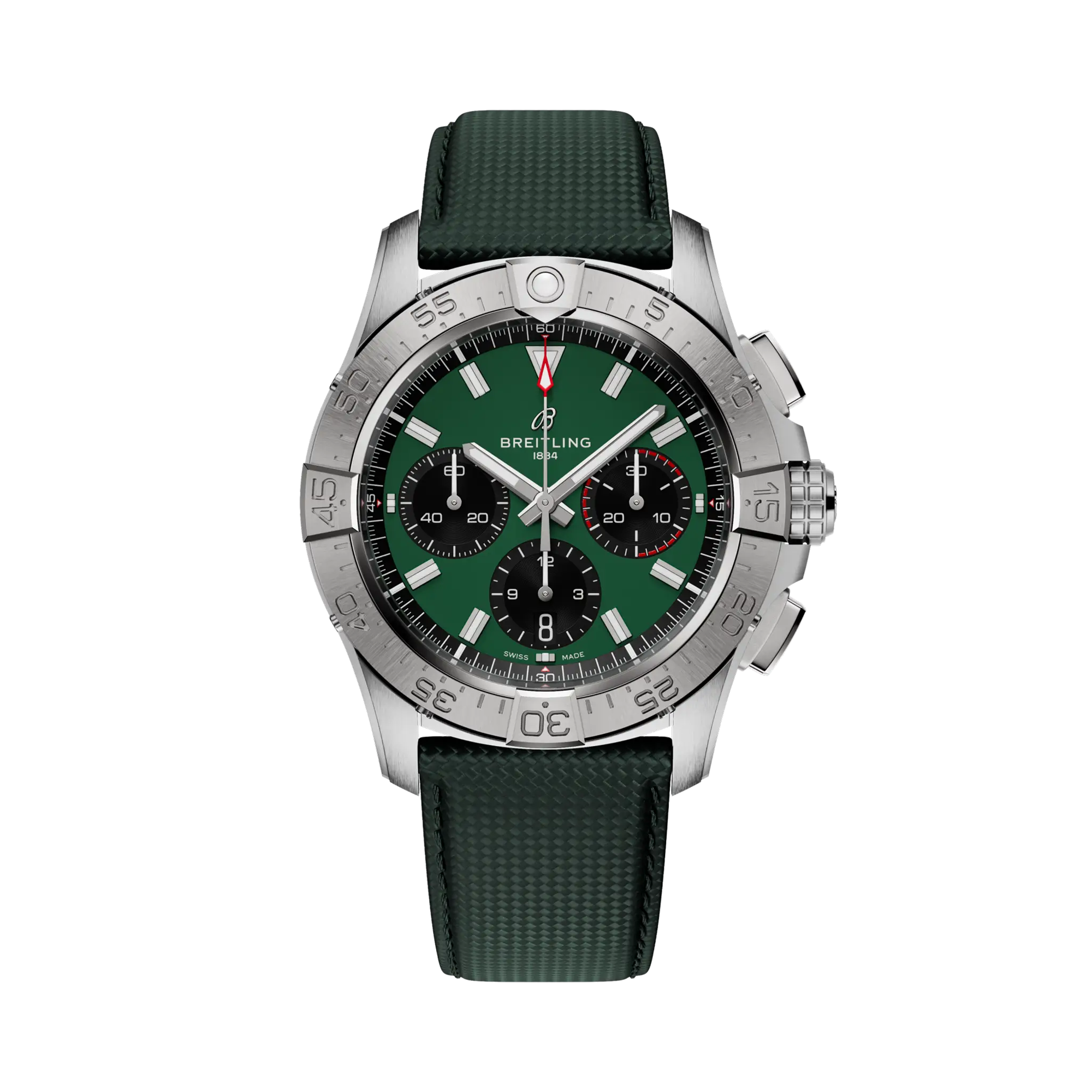 Breitling Avenger Chronograph 42 42mm, Green Dial, Baton Numeral_1