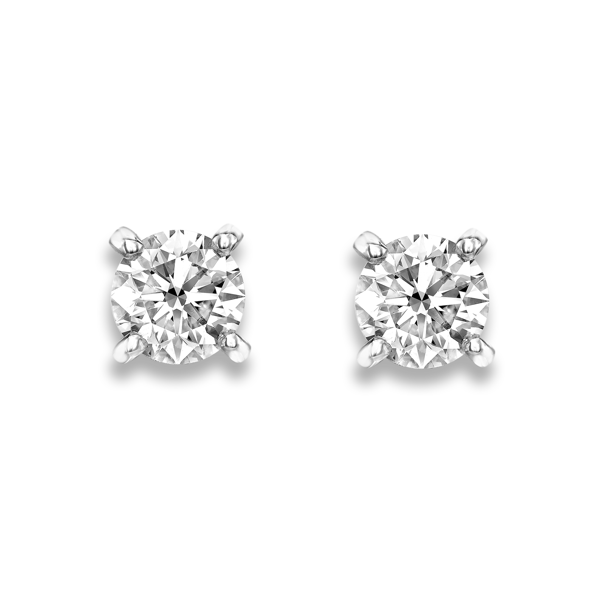 Diamond Stud Earrings Brilliant cut, Claw set_1