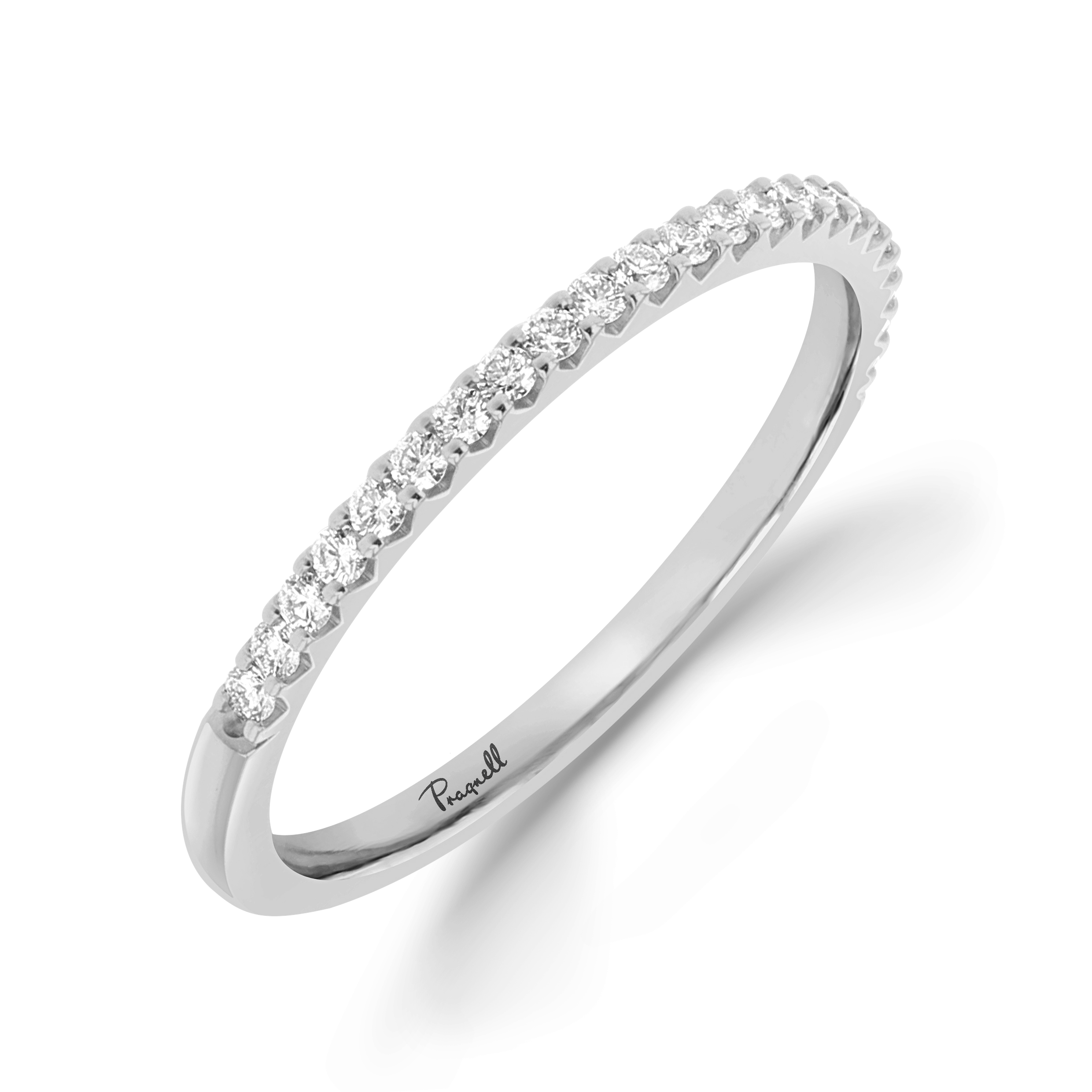 Brilliant Cut Diamond Half Eternity Ring Brilliant Cut, Half Eternity, Claw Set_1