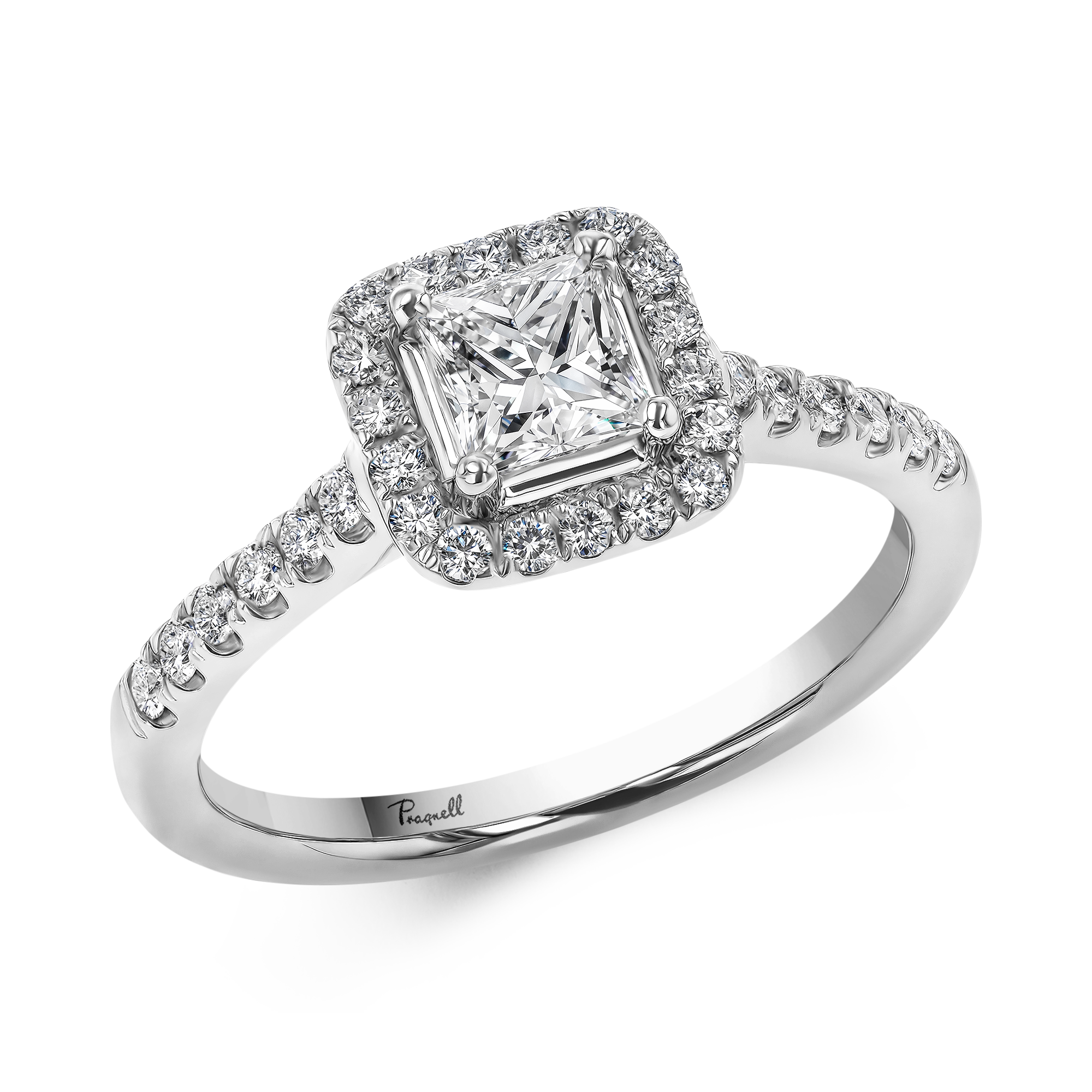 Celestial 0.50ct Diamond Cluster Ring Princess Cut, Claw Set_1