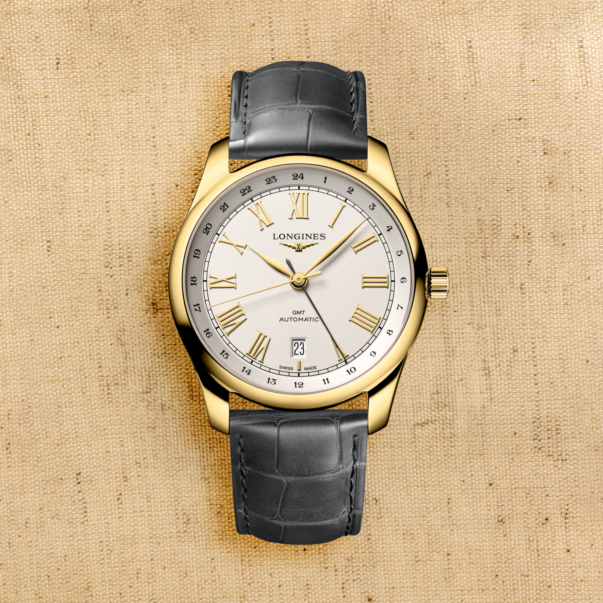 Longines Master collection 40mm, Silver Dial, Roman Numerals_1