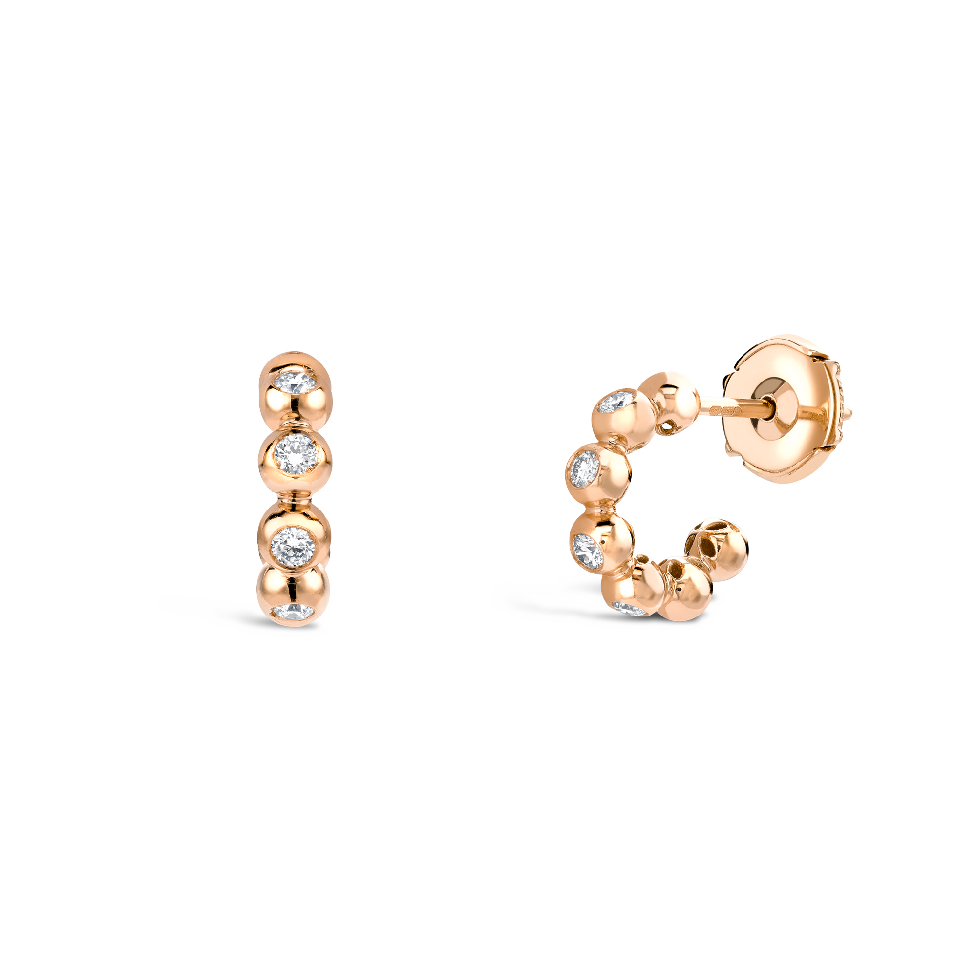 Bohemia Diamond Hoop Earrings _1