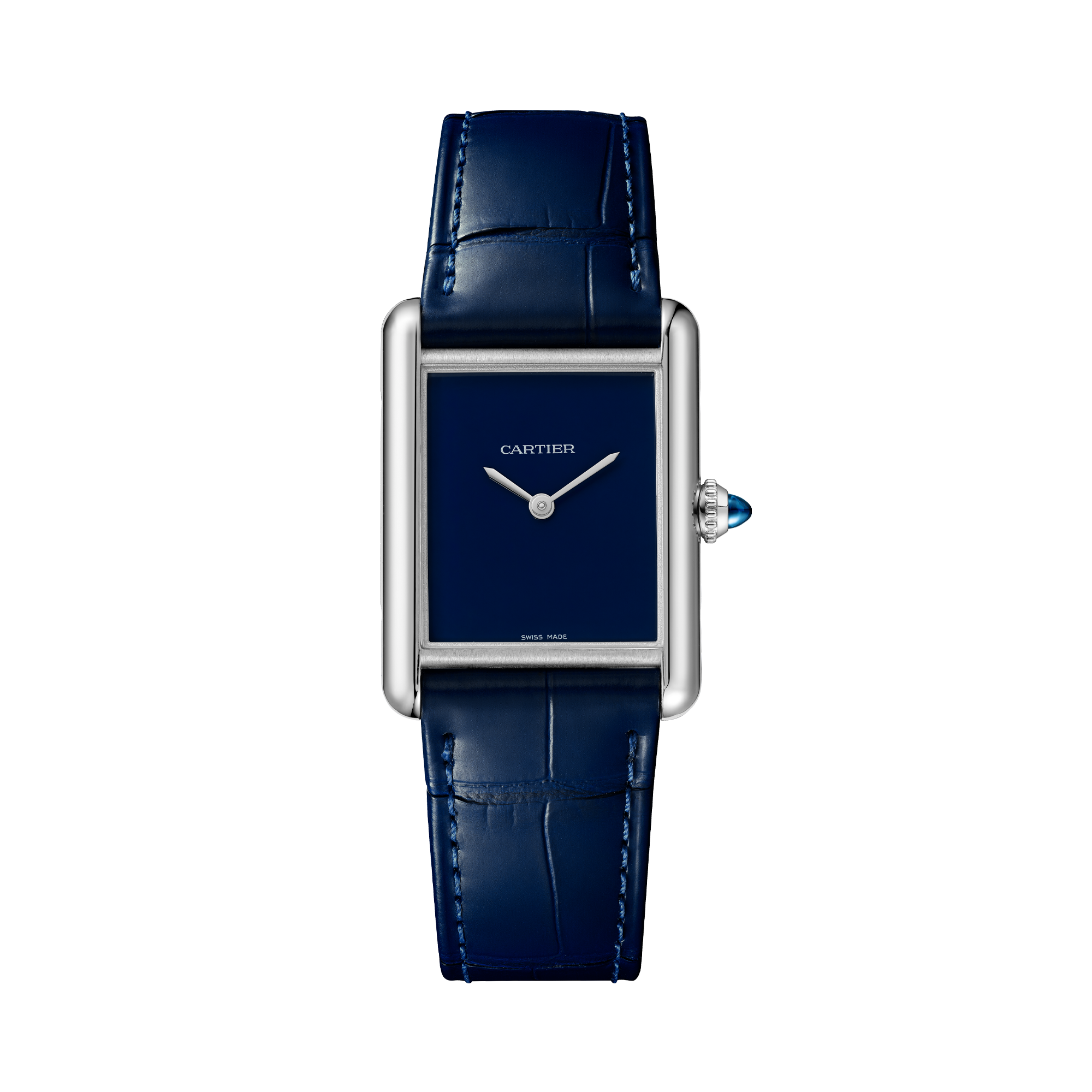 Cartier Tank Must 33.7mm, Blue Dial_1