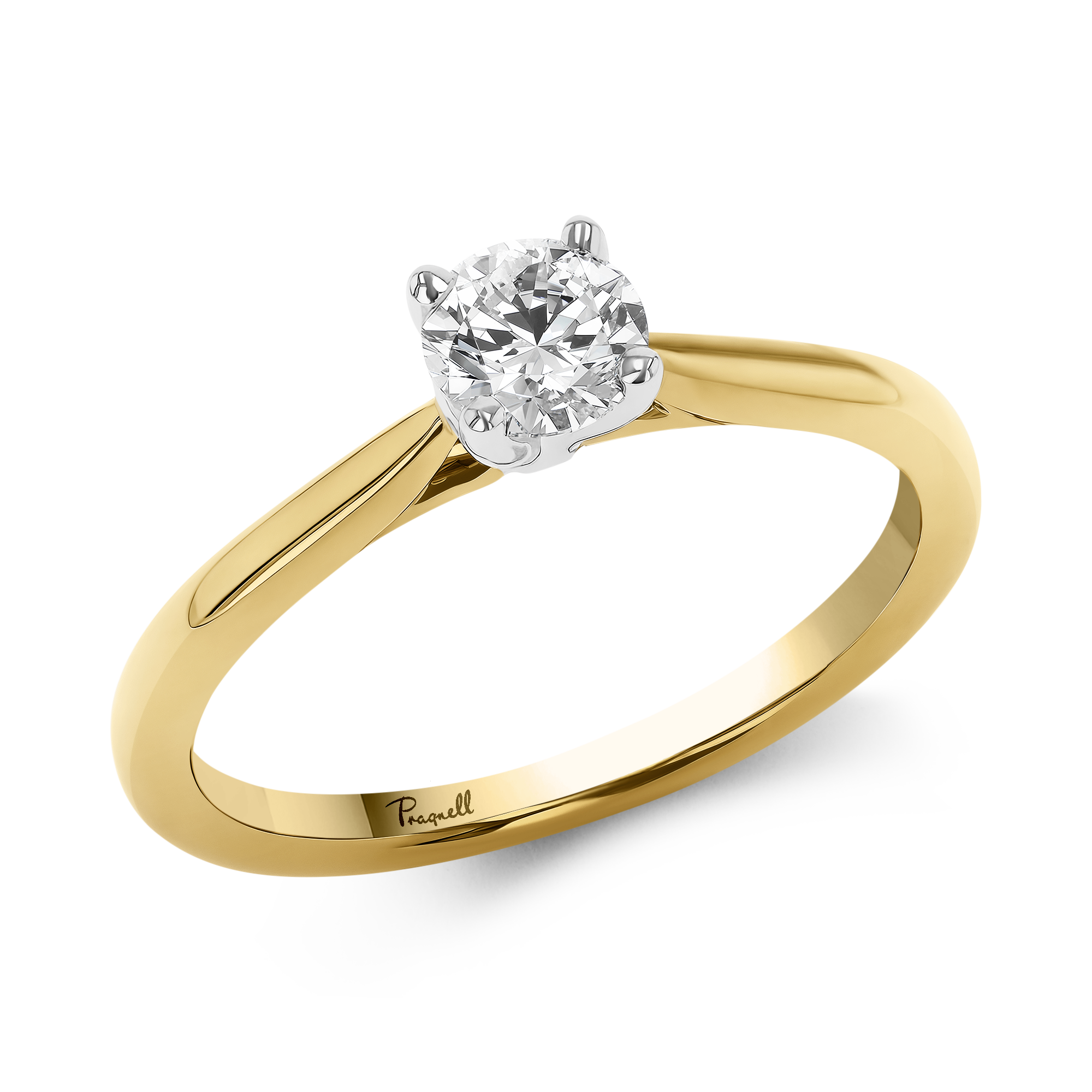 Gaia 0.40ct Diamond Solitaire Ring Brilliant cut, Claw set_1