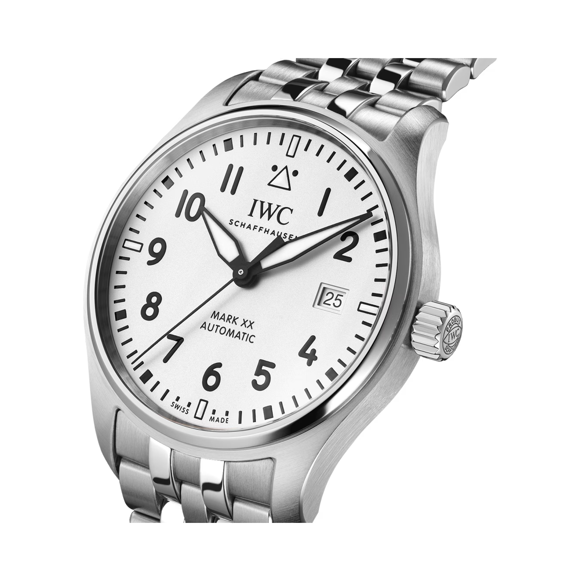 IWC Pilot's Mark XX 40mm, White Dial, Arabic Numerals_3