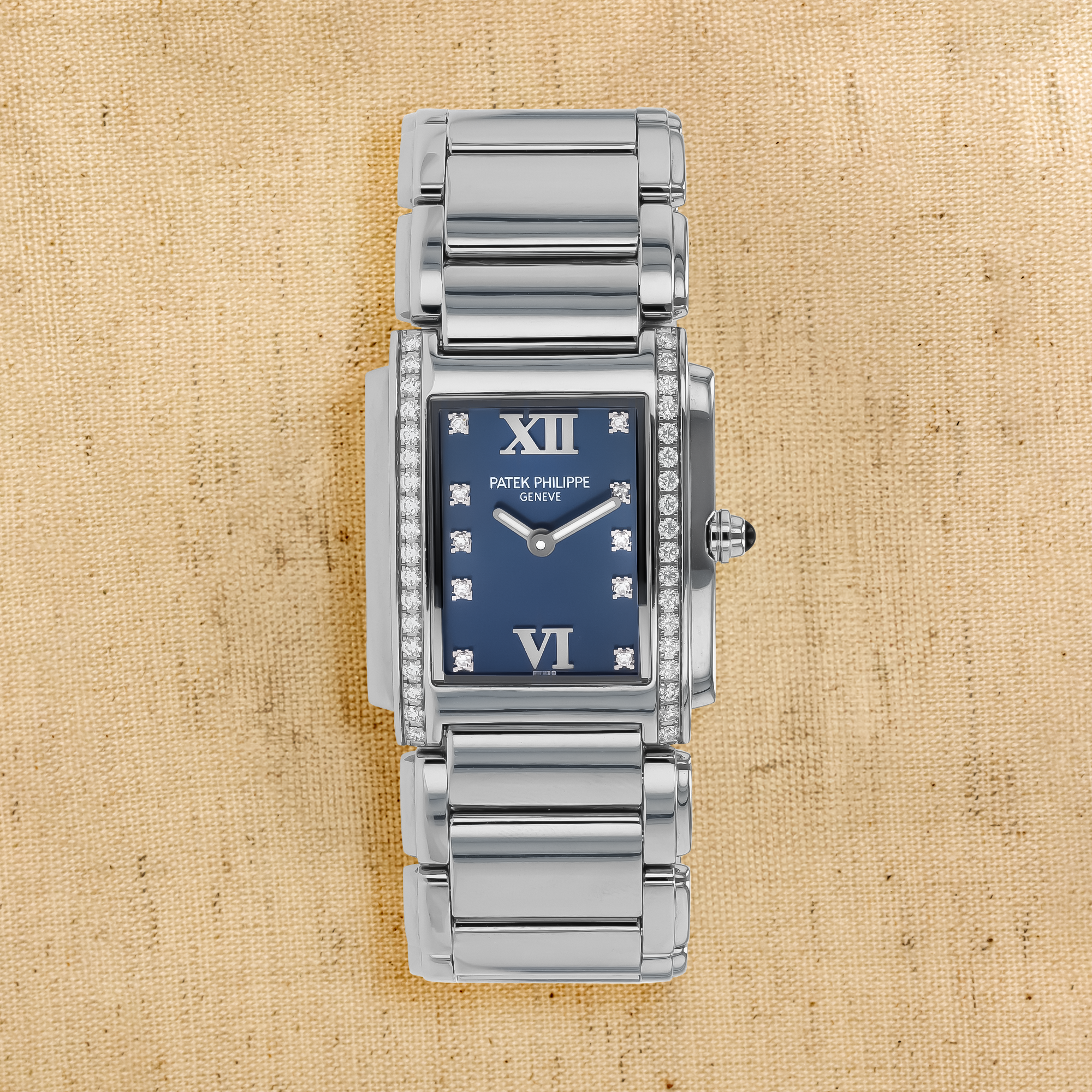 Patek Philippe Twenty~4 25mm, Blue Dial, Baton Numerals_1