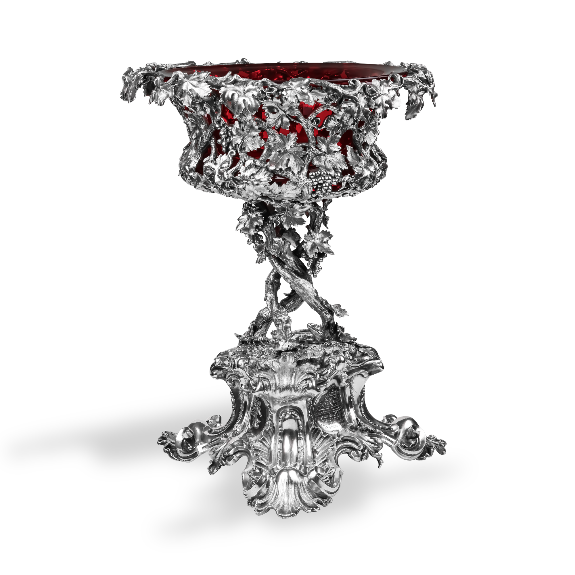 Silver Presentation Bowl Centrepiece Silver Presentation Bowl Centrepiece by Hunt & Roskell, London, 1862_2