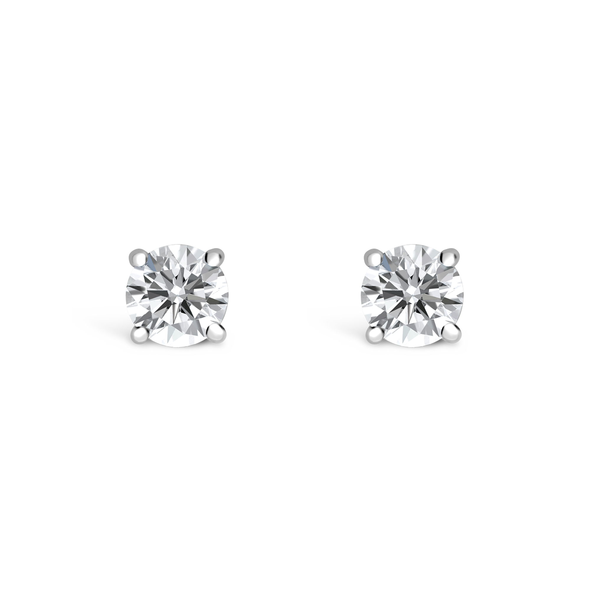 Diamond Stud Earrings Brilliant cut, Claw set_1