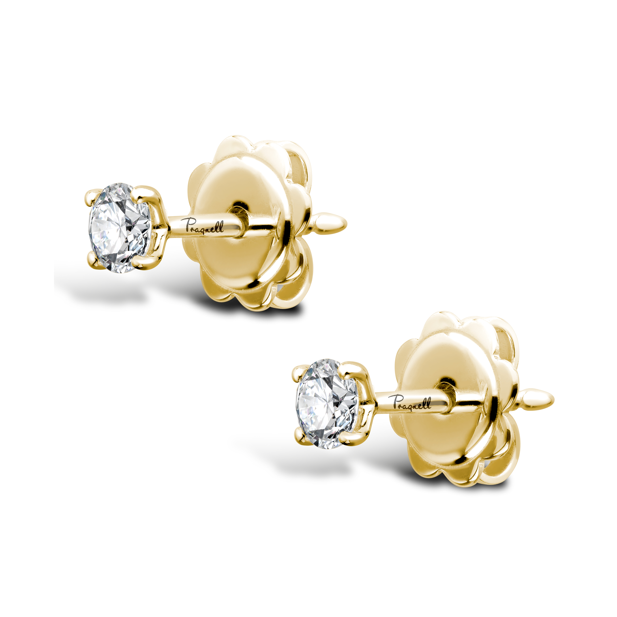 Diamond Stud Earrings Brilliant cut, Claw set_2