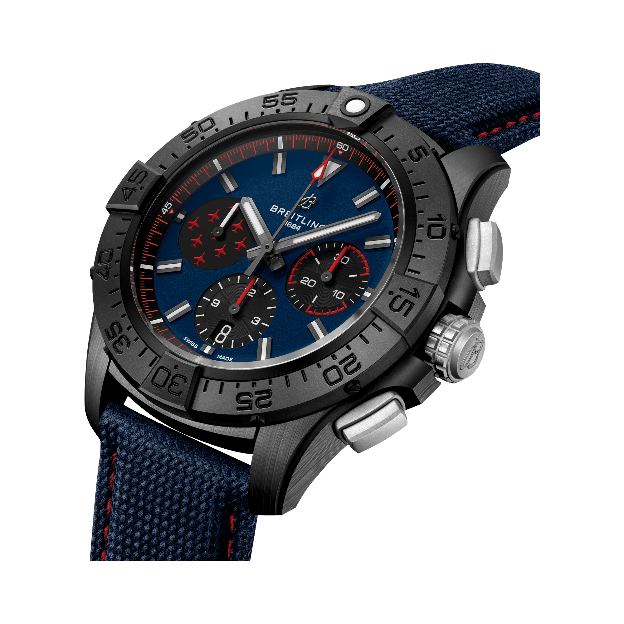 Breitling Avenger Chronograph 44mm, Blue Dial, Baton Numerals_2