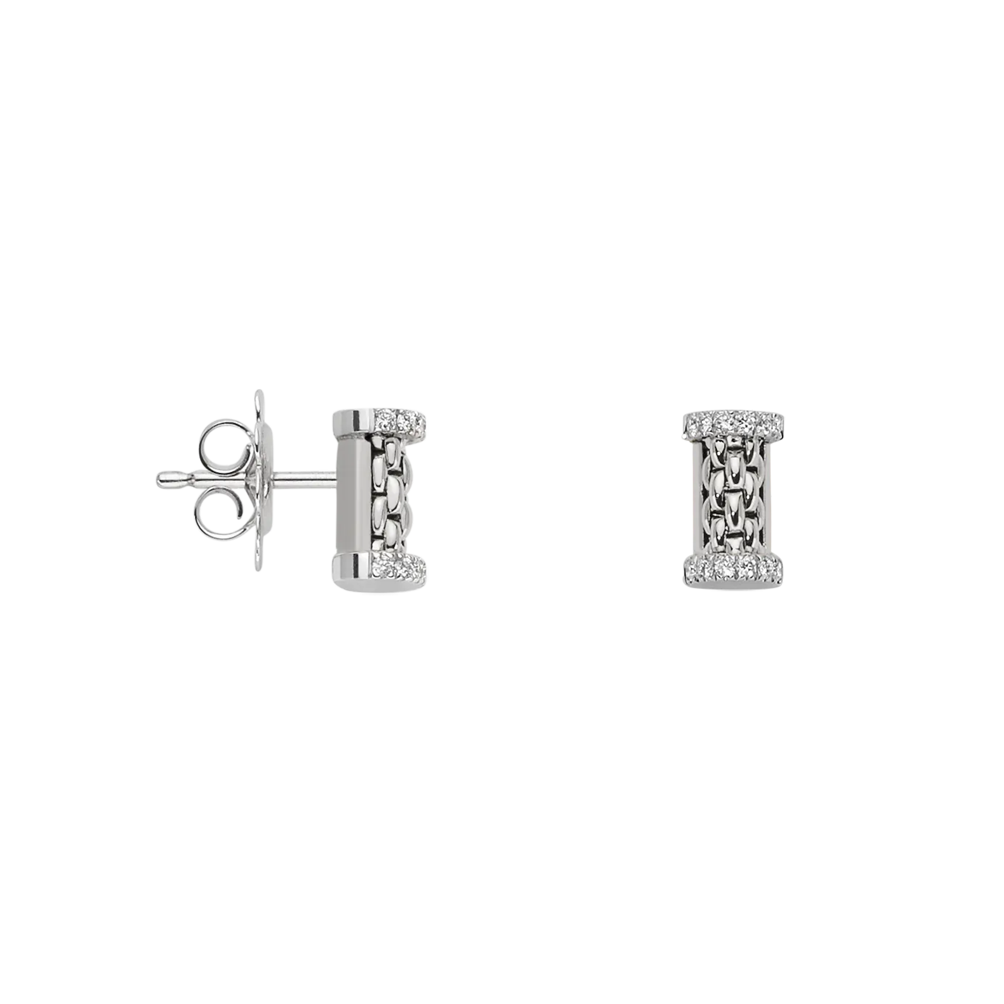 FOPE Essential 0.17ct Diamond Stud Earrings Brilliant Cut, Grain Set_2