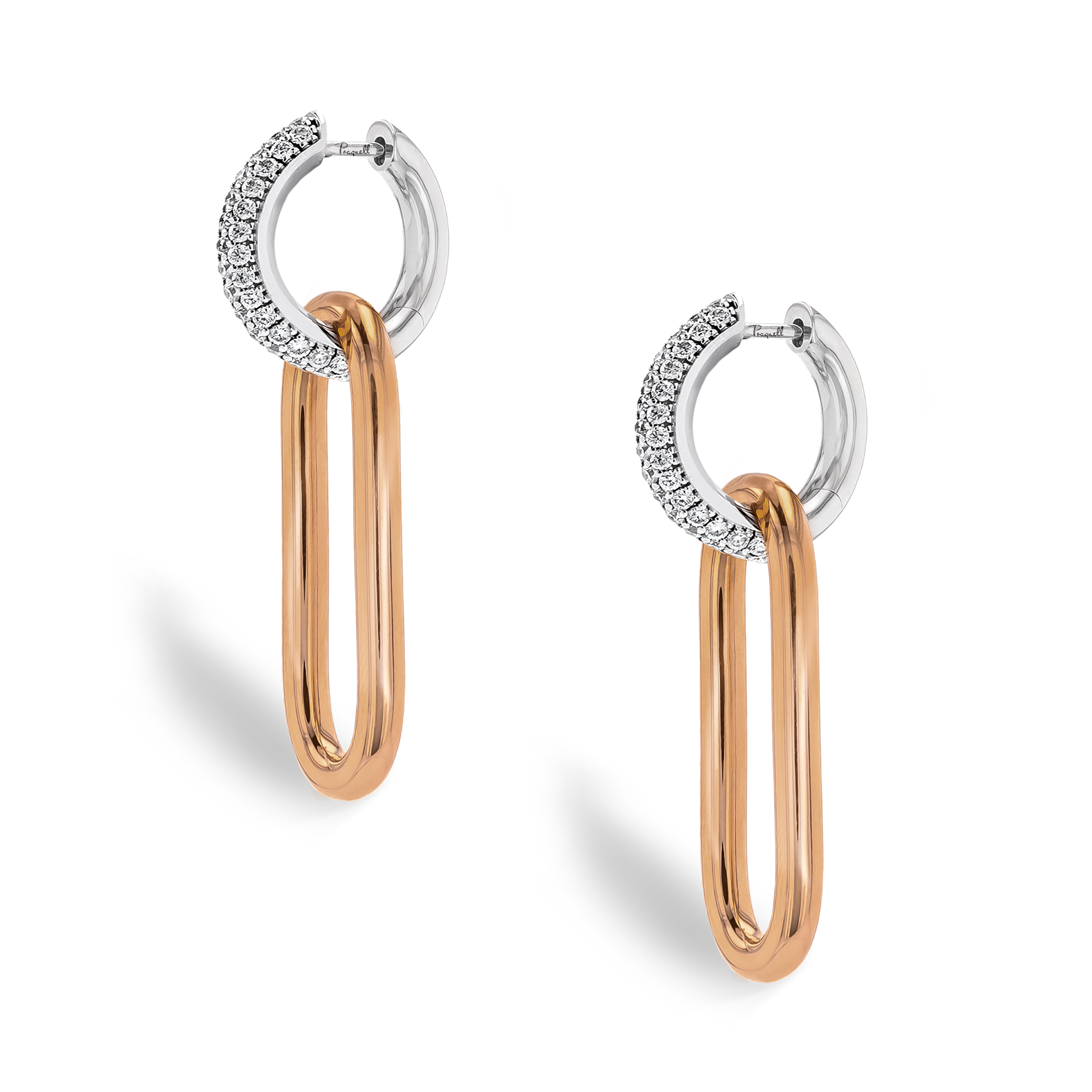 Havana Diamond Drop Earrings Brilliant Cut, Pave Set_3