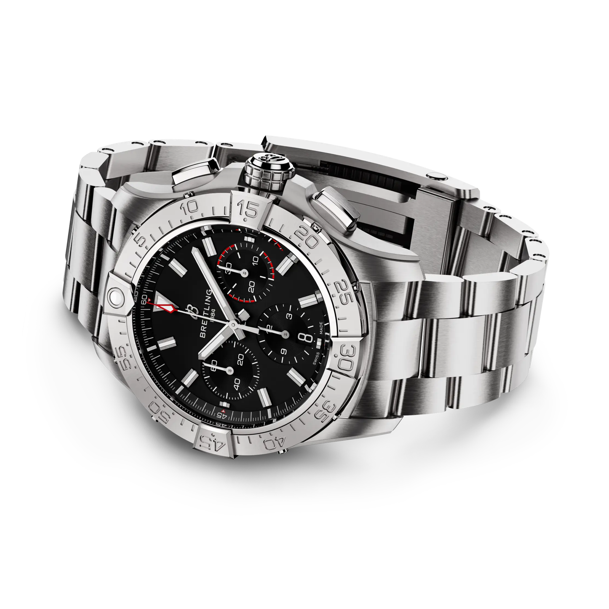 Breitling Avenger Chronograph 42 42mm, Black Dial, Baton Numeral_3