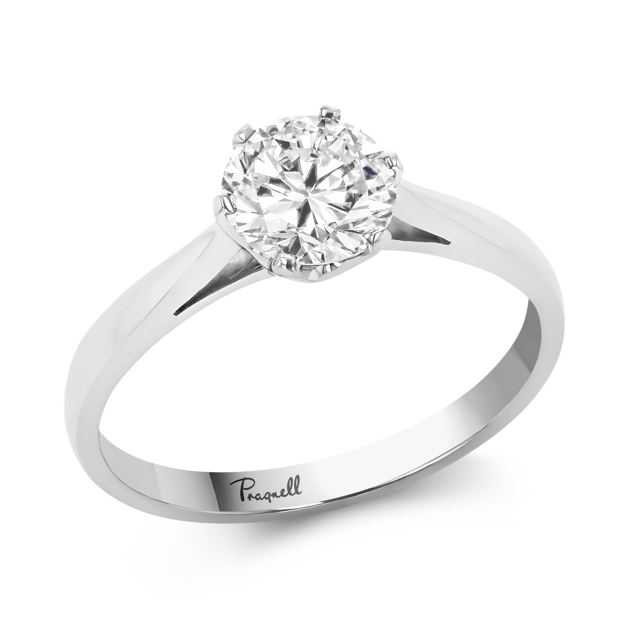 Brilliant Cut 0.97ct Diamond Solitaire Ring Brilliant cut, Claw set_1