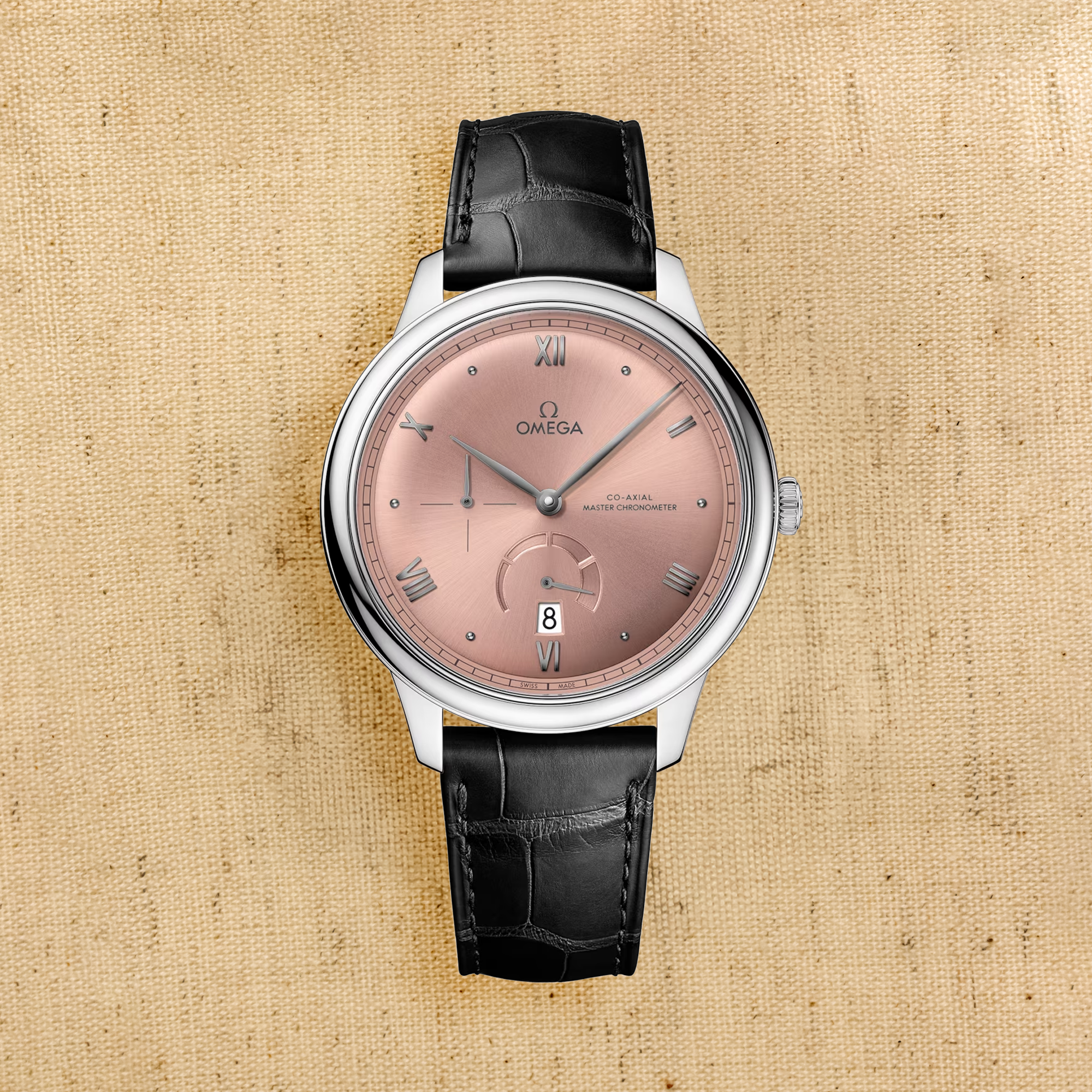 OMEGA De Ville Prestige 41mm, Pink Dial. Roman Numerals_1