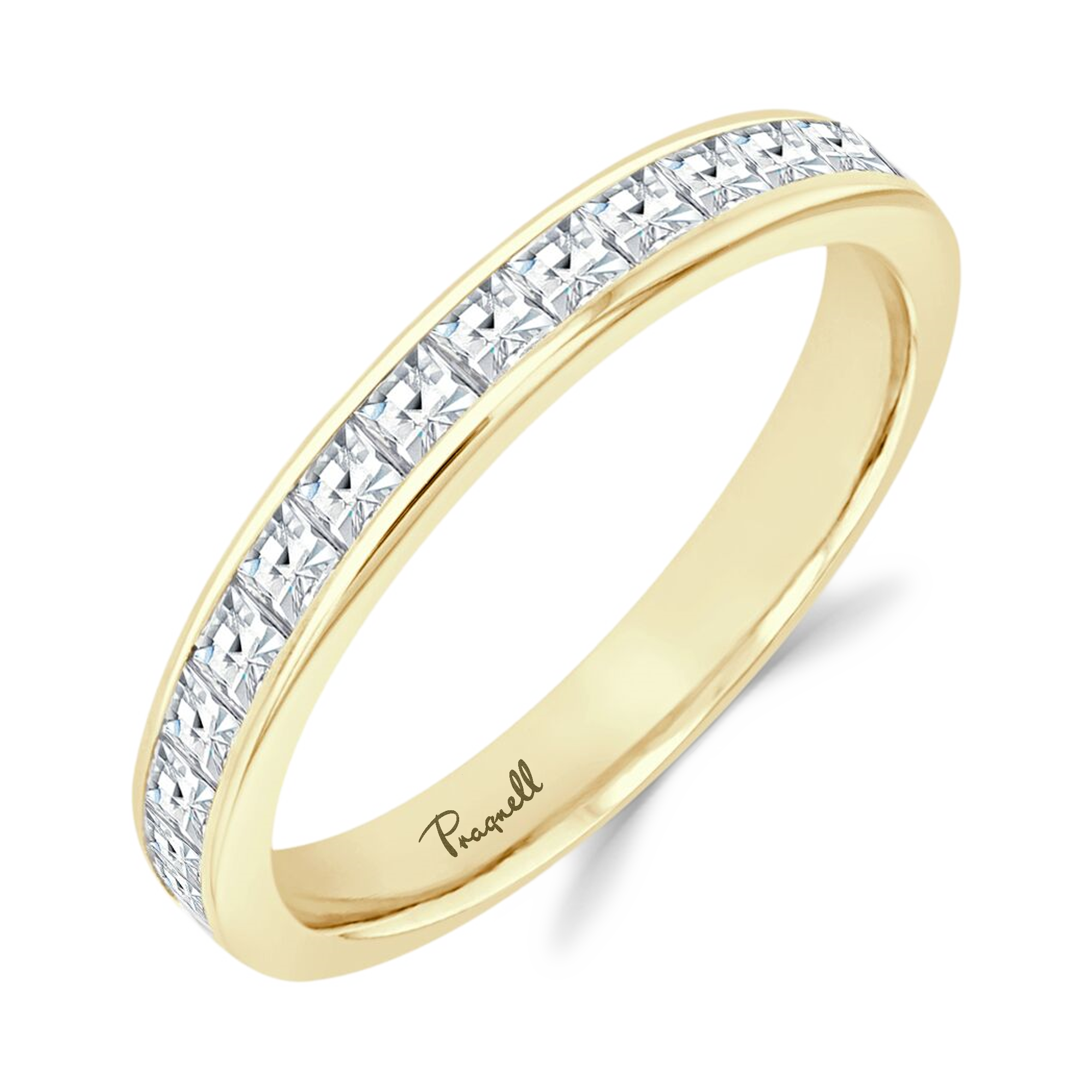 French Cut Diamond Eternity Ring French Cut, Eternity, Channel Set_1