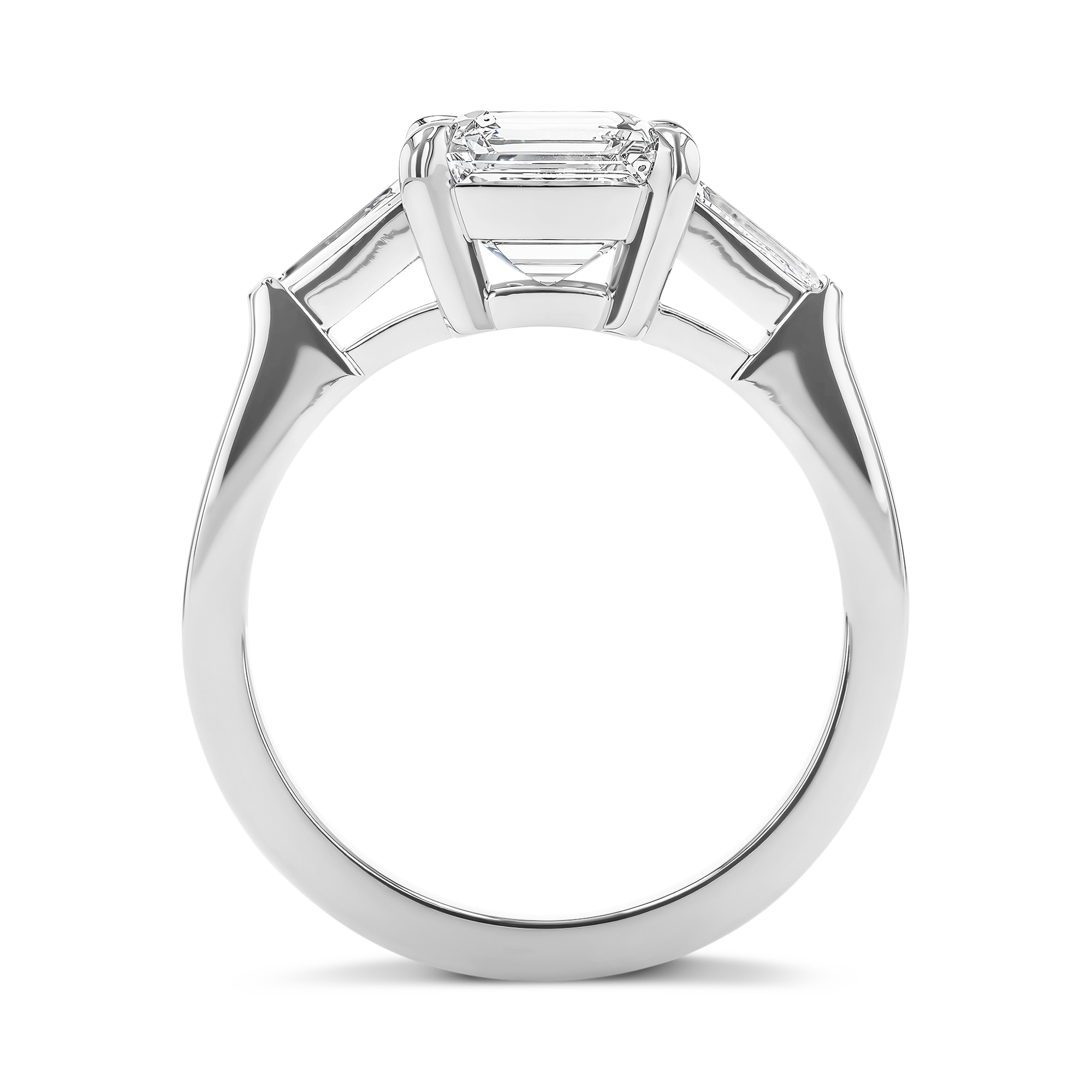 Asscher Cut 2.50ct Diamond Ring Asscher Cut, Claw Set_3