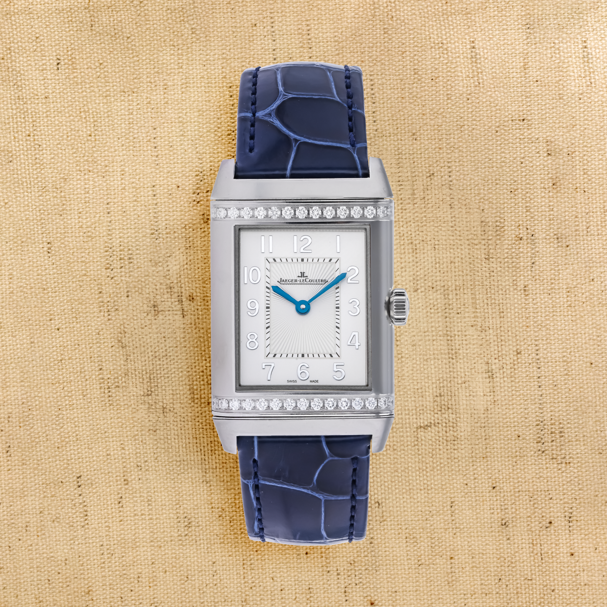 Jaeger-LeCoultre Reverso Classic Medium Duetto 40mm x 24mm, Silver Dial, Arabic/Baton Numerals_1