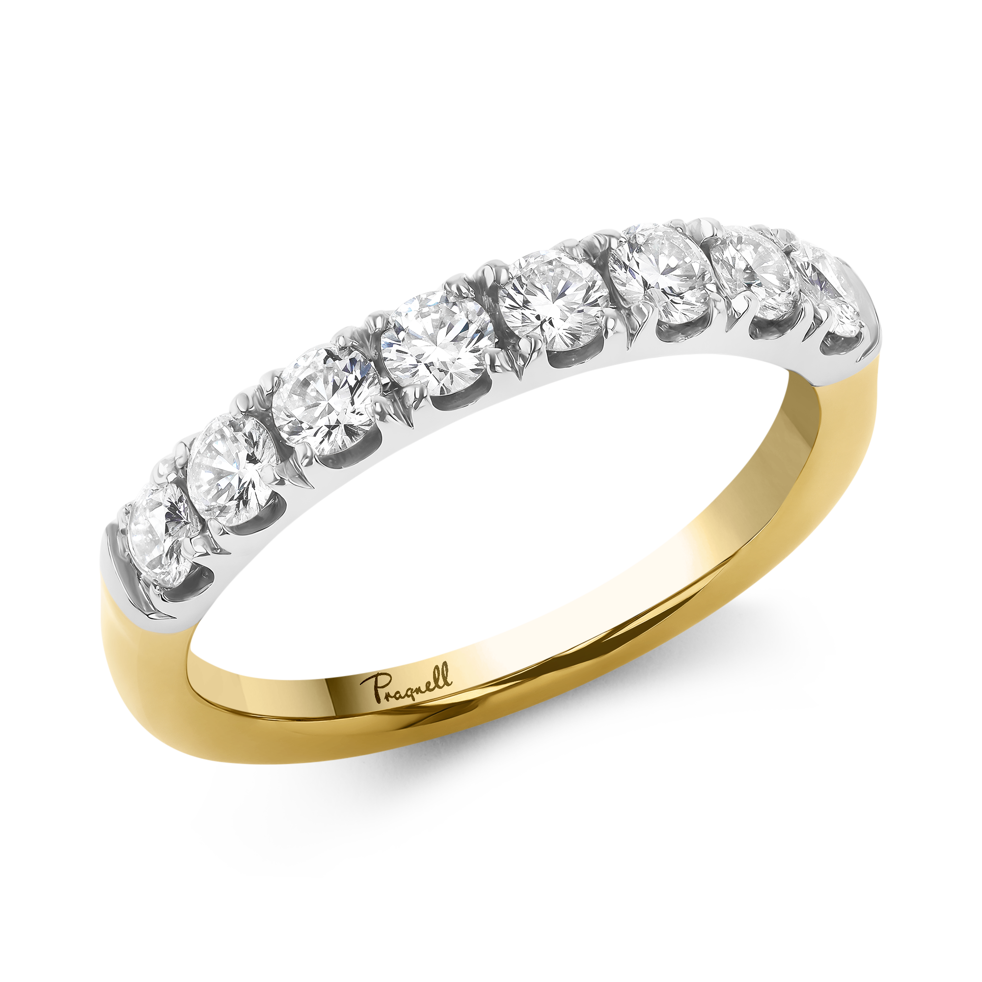 Diamond Celestial Eternity Ring Brilliant Cut, Micro Pave Set_1