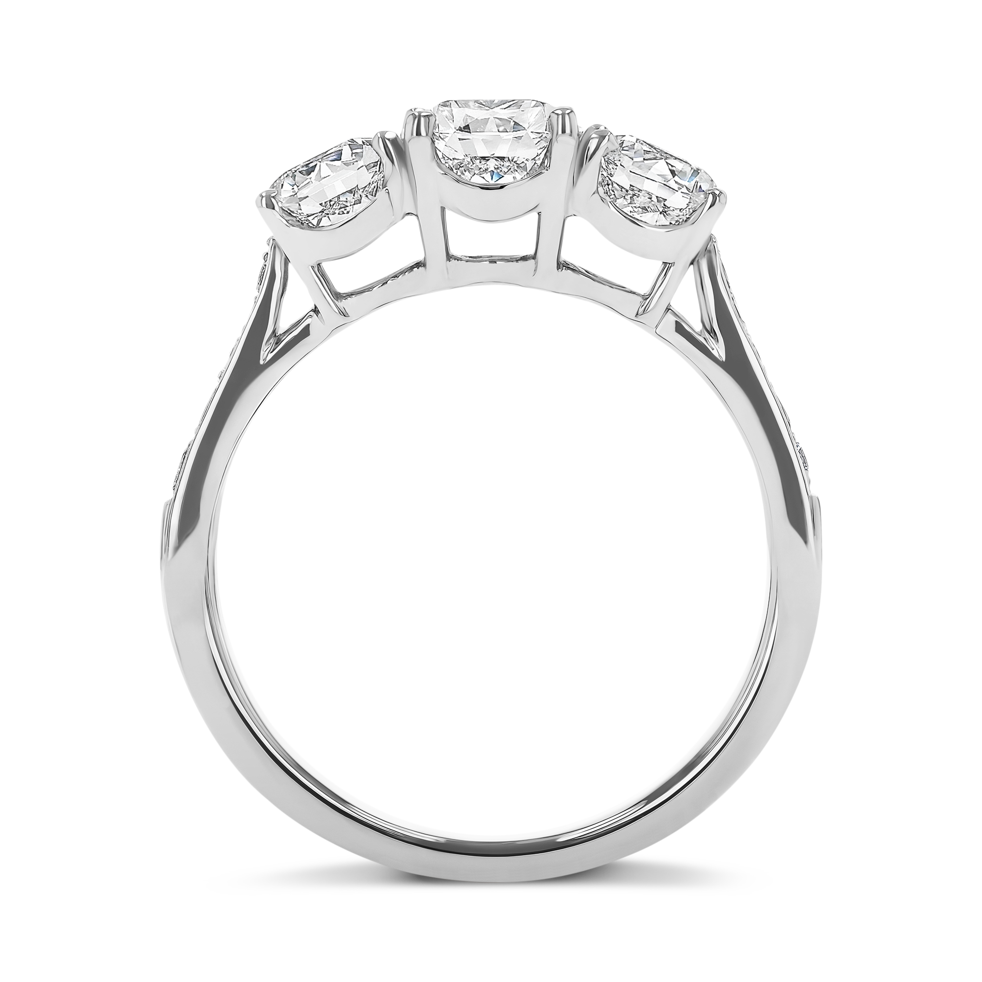 Duchess 1.50ct Diamond Three Stone Ring Brilliant cut, Claw set_3